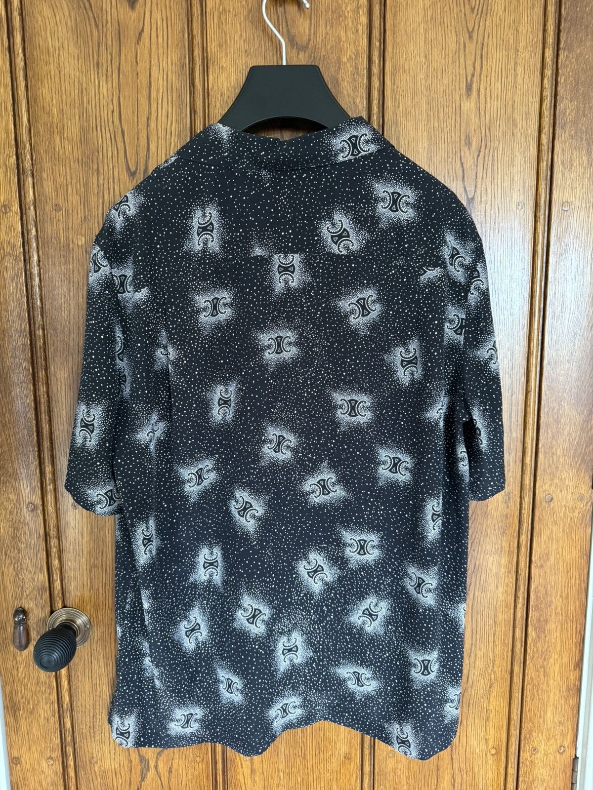 Celine $1.45k SS25 Celine 💯% silk Hawaiian shirt Hedi 39 sample Size US M / EU 48-50 / 2 - 17 Thumbnail