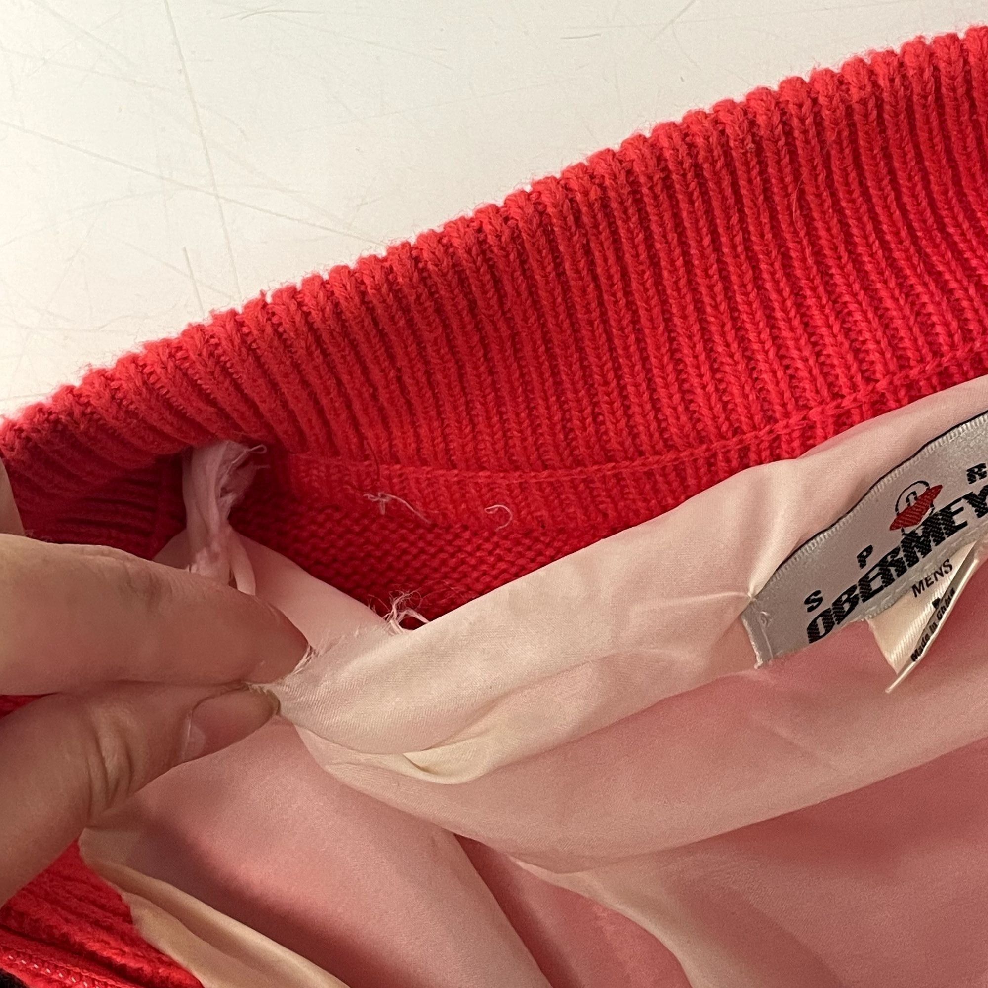 Obermeyer Vtg Obermeyer Sport Pullover SKYING NEON pink orange Sweater Size US L / EU 52-54 / 3 - 10 Thumbnail