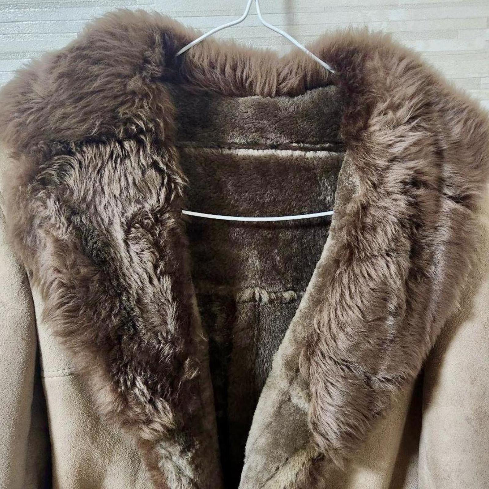 Other Real fur and leather / suede vintage penny lane jacket coat Size XS / US 0-2 / IT 36-38 - 7 Thumbnail
