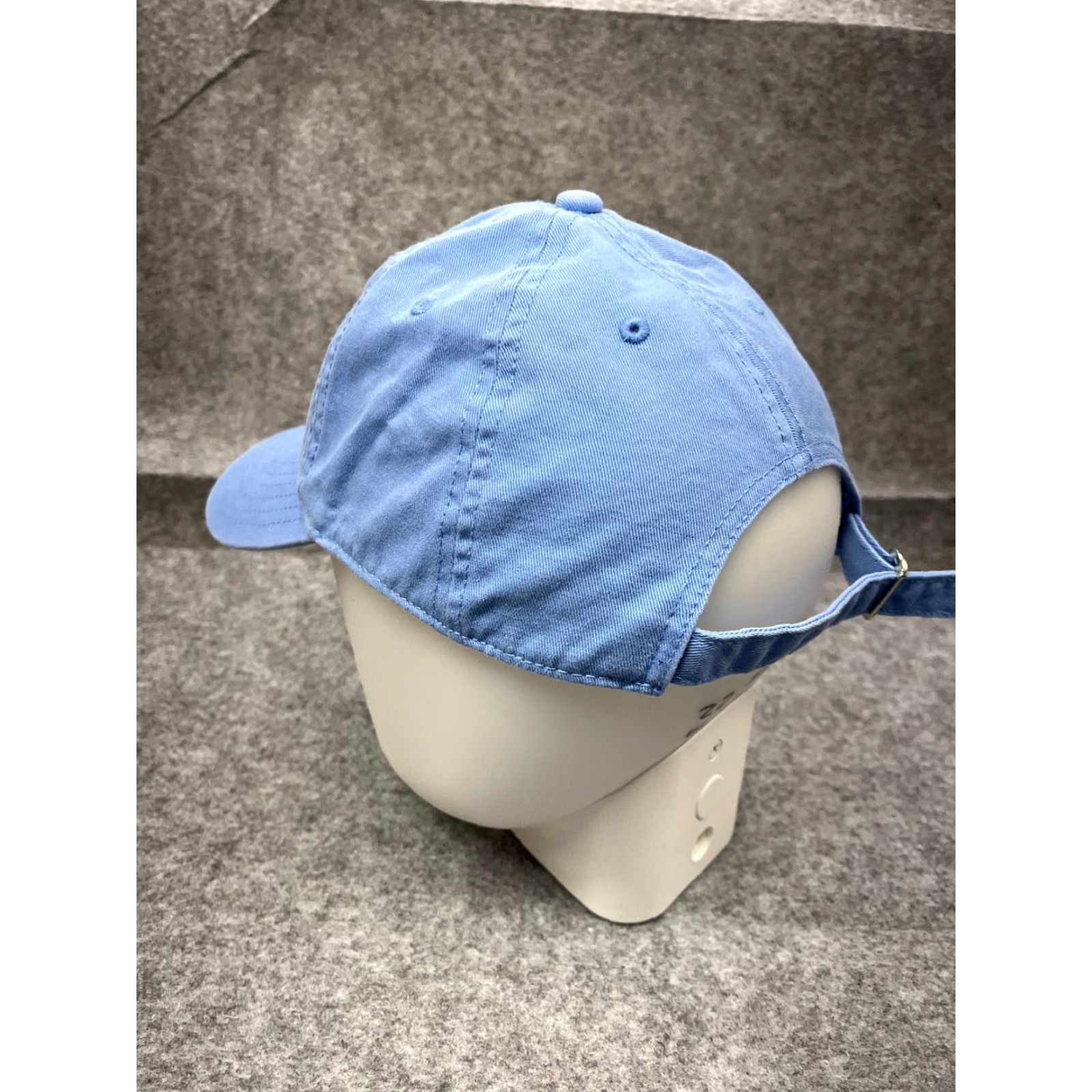 Vintage Après Ski After Skiing Hat Cap Strap Back Adult One Size Light Blue 100% Cotton Size ONE SIZE - 5 Thumbnail