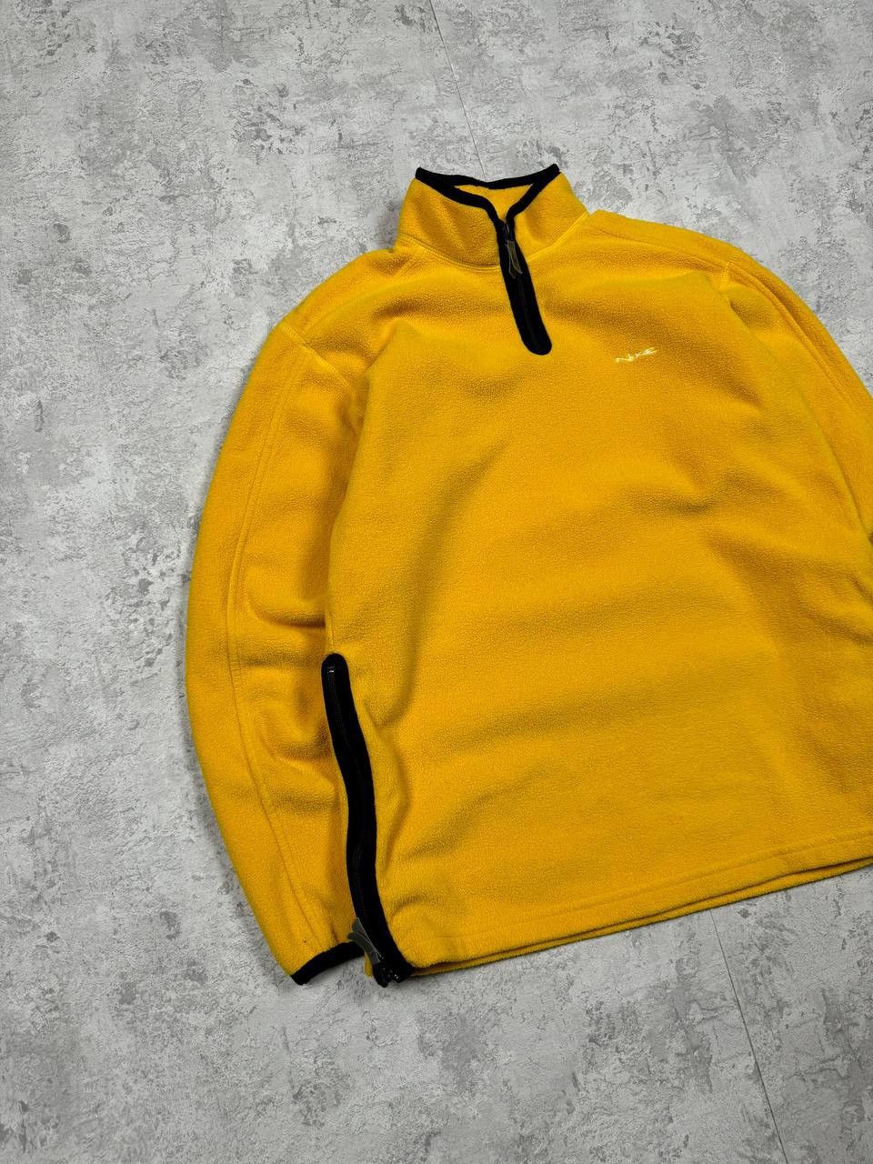 Nike Vintage Nike 1/4 Zip Yellow Fleece Size S Size US S / EU 44-46 / 1 - 3 Thumbnail