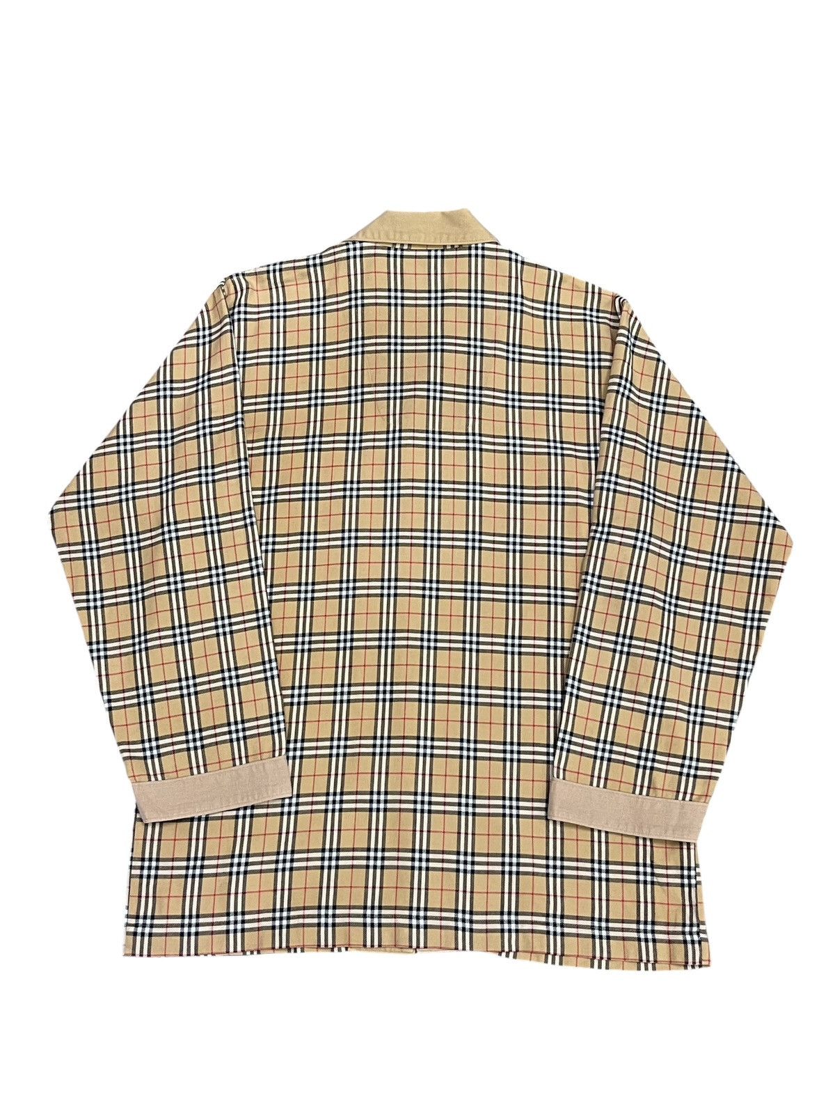 Burberry Vintage BURBERRYS' Nova Check Longsleeve Pajama Shirt Size US S / EU 44-46 / 1 - 6 Thumbnail