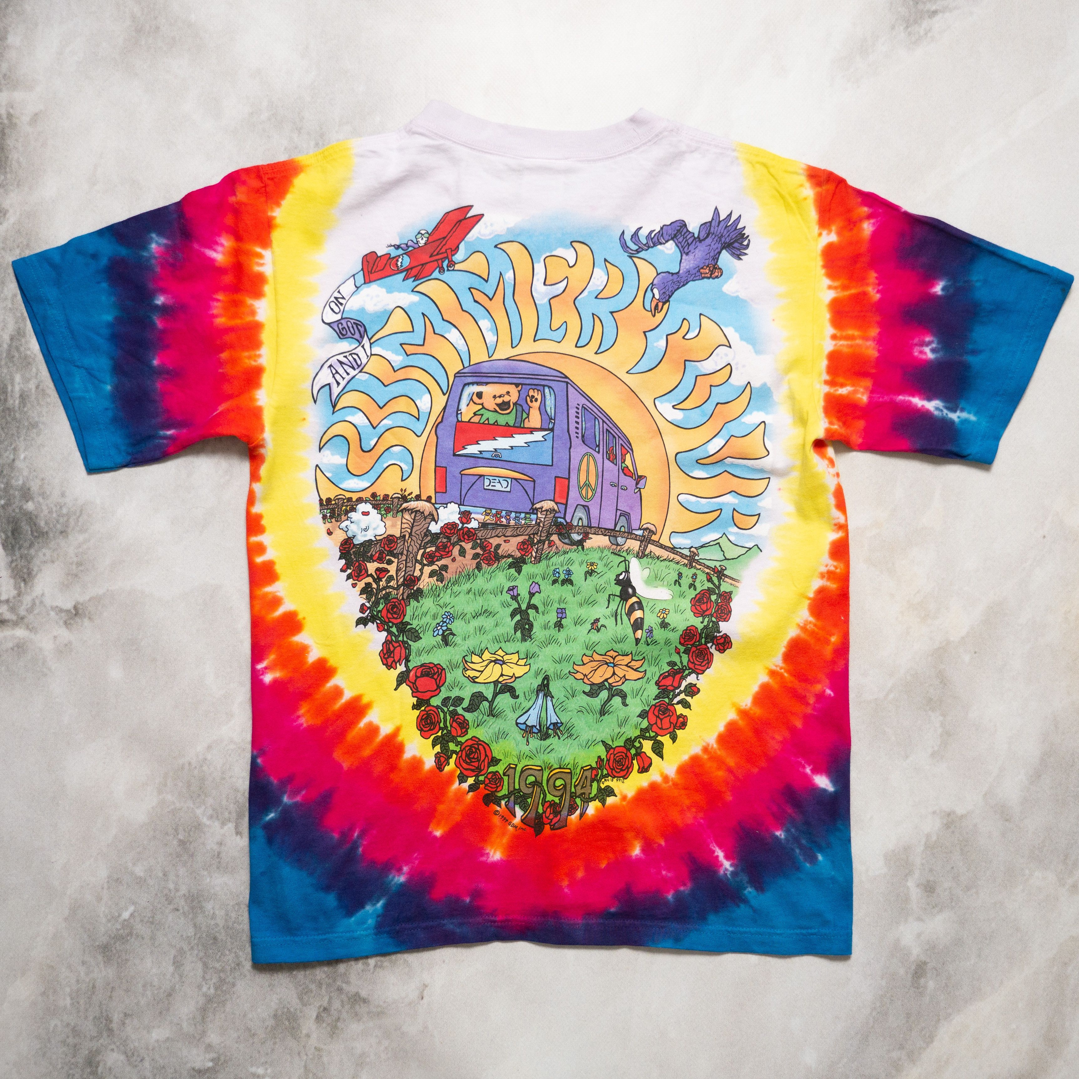 Grateful Dead × Liquid Blue × Vintage Vintage Liquid Blue x Grateful Dead Summer Tour 1994 T-shirt Size US S / EU 44-46 / 1 - 2 Thumbnail