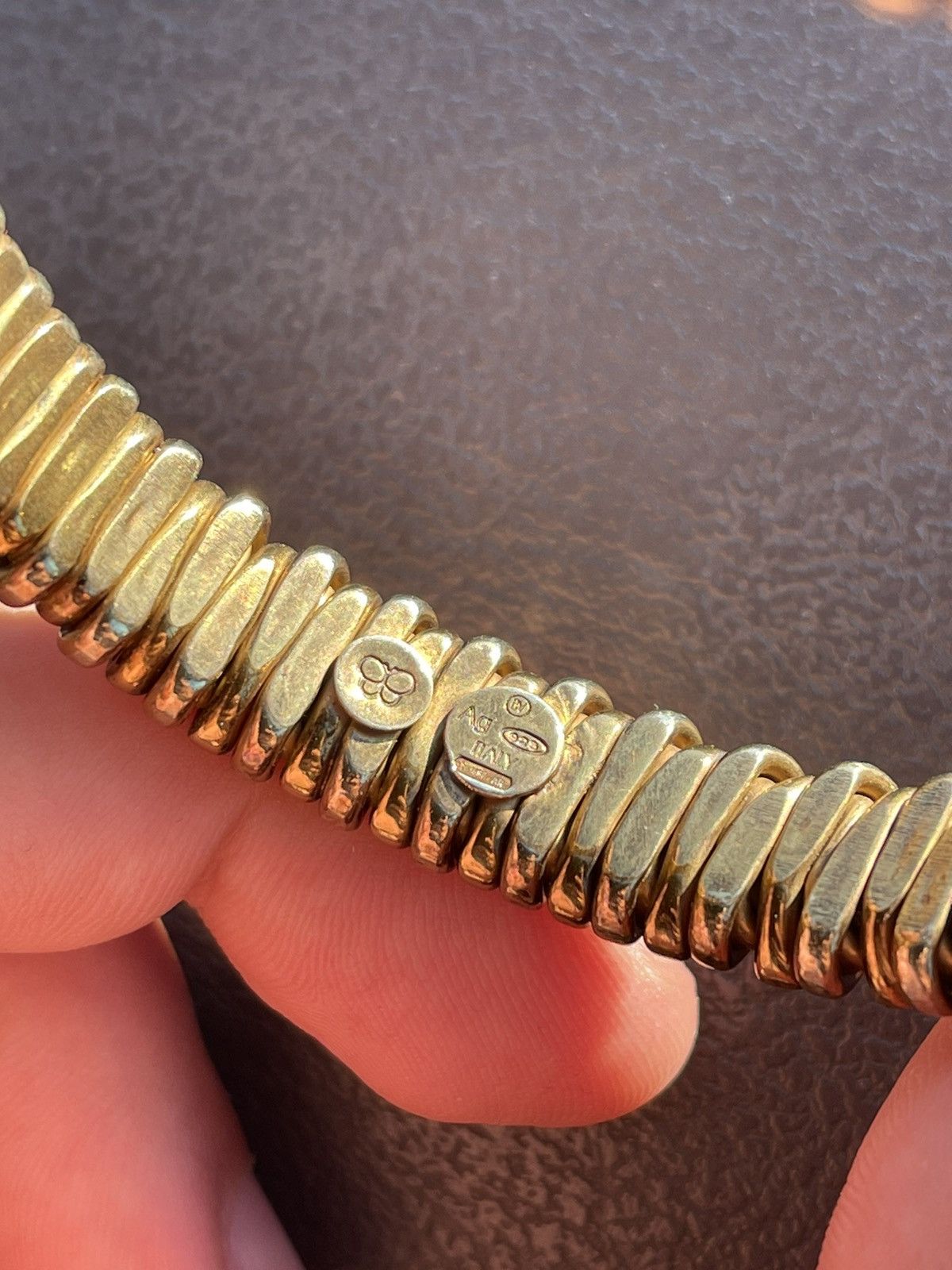 Bottega Veneta Bottega Veneta Silver 925 Bracelet Golden Plating Archive Size ONE SIZE - 20 Thumbnail
