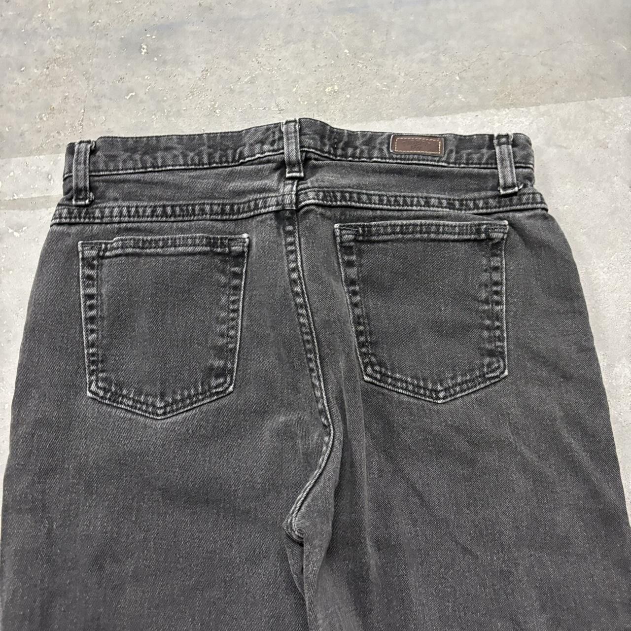 Japanese Brand × Vintage Crazy Vintage Y2K/2000s Grunge Faded Black Denim Jeans! Size US 29 - 7 Thumbnail