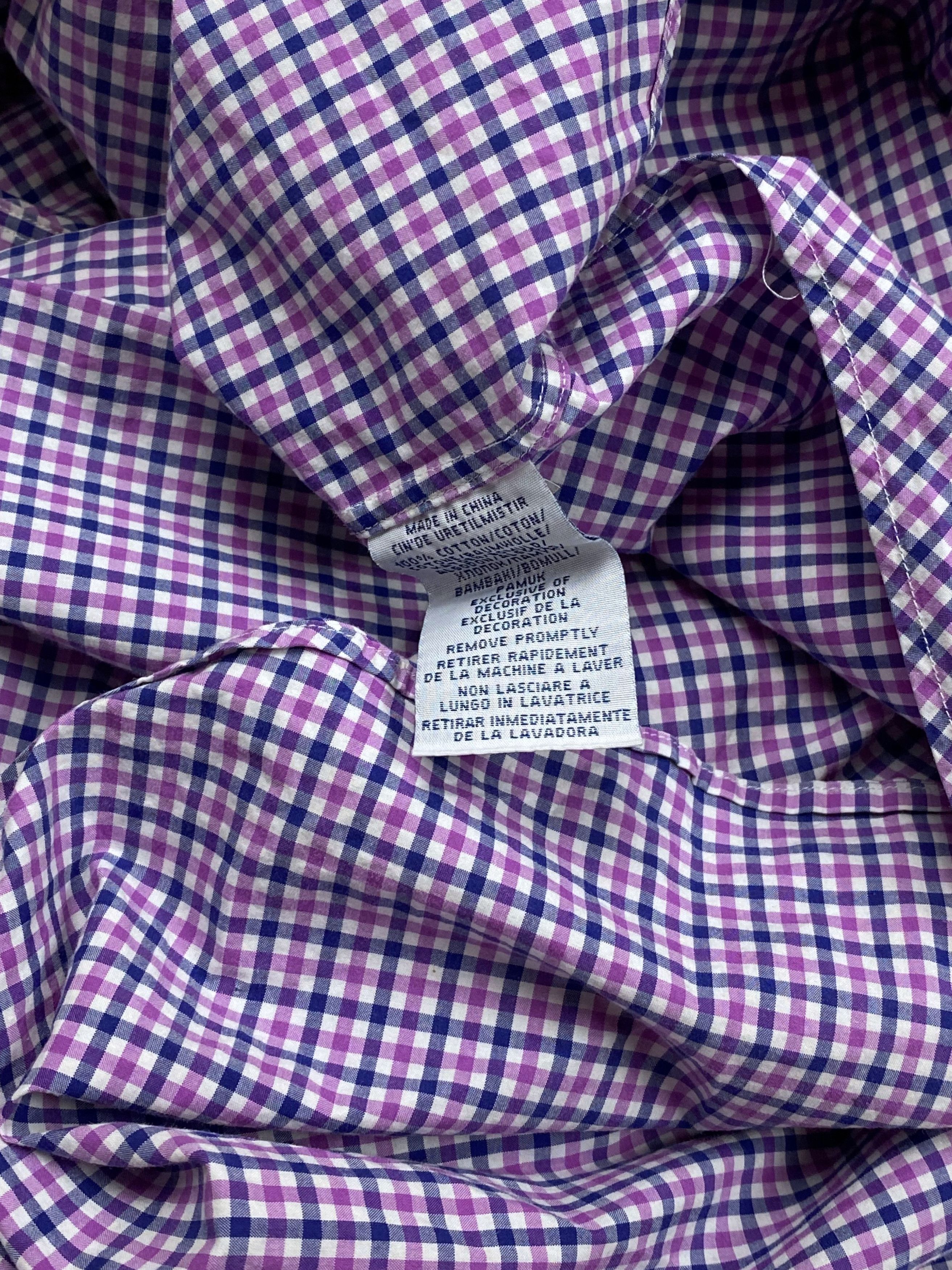 Ralph Lauren Vintage RALPH LAUREN Checked Purple Button Up Shirt M692 Size US M / EU 48-50 / 2 - 7 Thumbnail