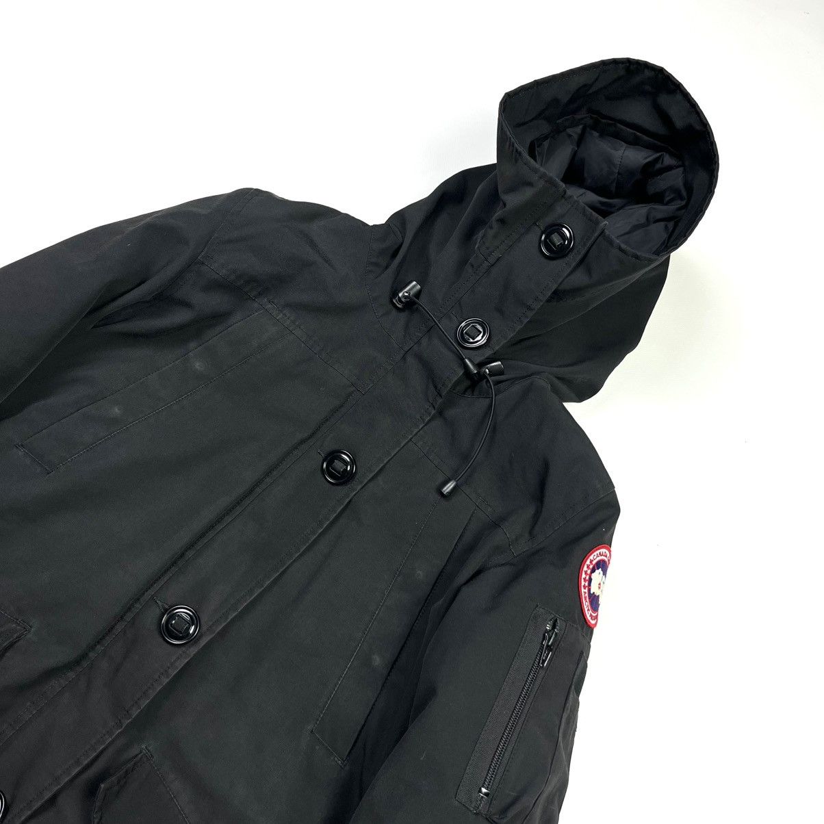 Canada Goose × Vintage Canada Goose Parka Down Jacket Expedition Black Size M / US 6-8 / IT 42-44 - 3 Thumbnail