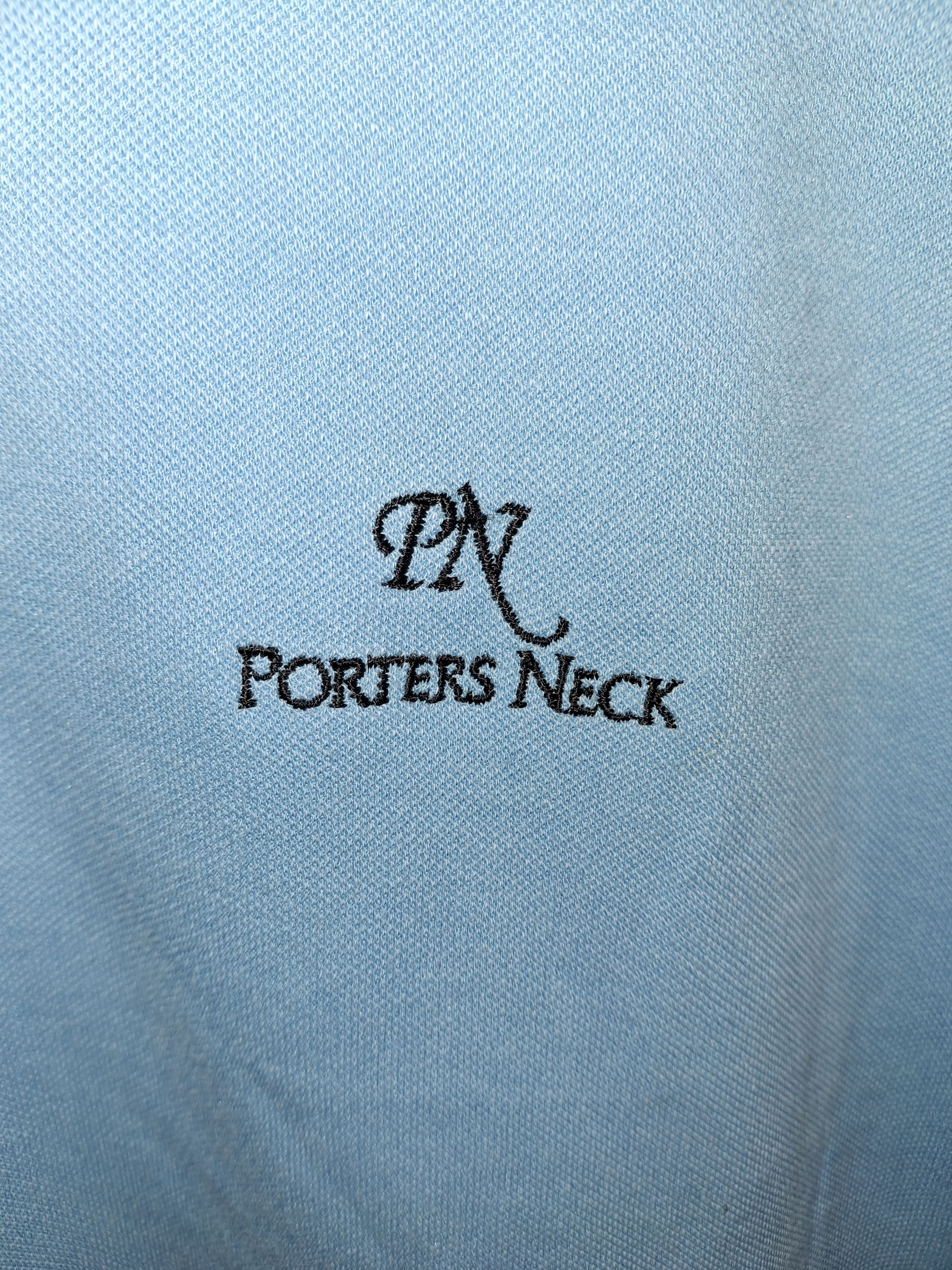 Ashworth Ashworth Golf Porters Neck Embroidered Polo Shirt XL Blue Size US XL / EU 56 / 4 - 2 Thumbnail