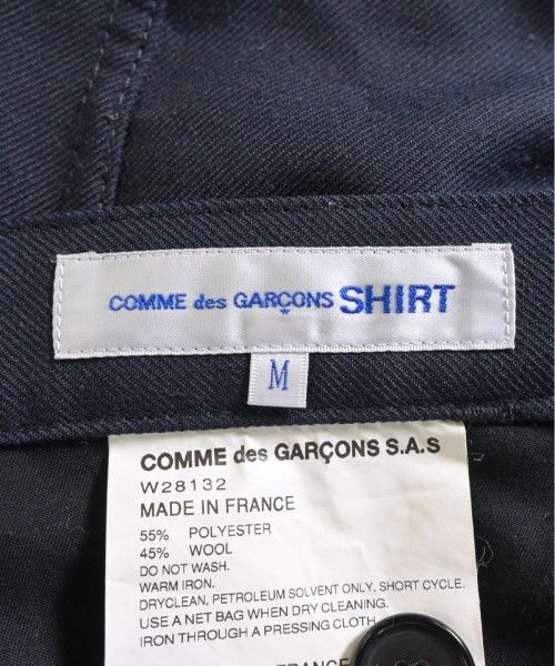 Comme des Garcons SHIRT Cropped Pants Plain Zip Ply Polyester Wool Navy Blue Size US 33 - 6 Thumbnail