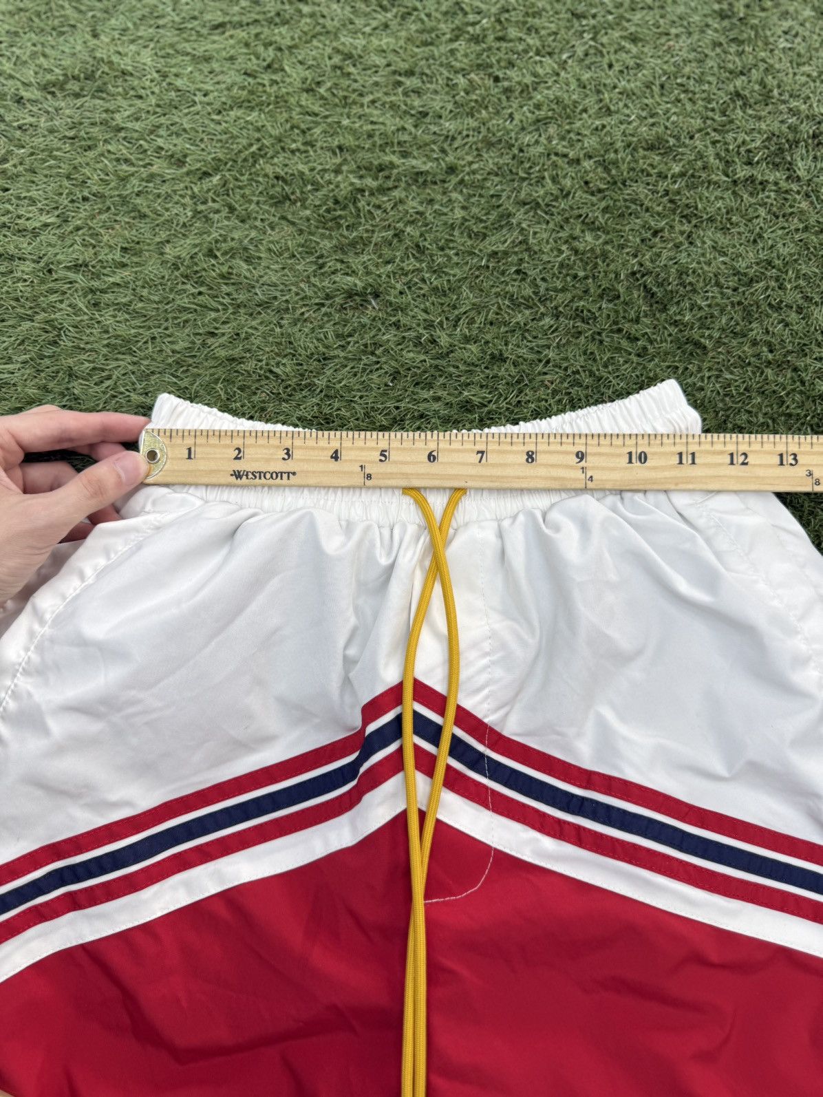 Rhude Rhude Red White Shorts Size Medium 🧼 Size US 29 - 11 Thumbnail