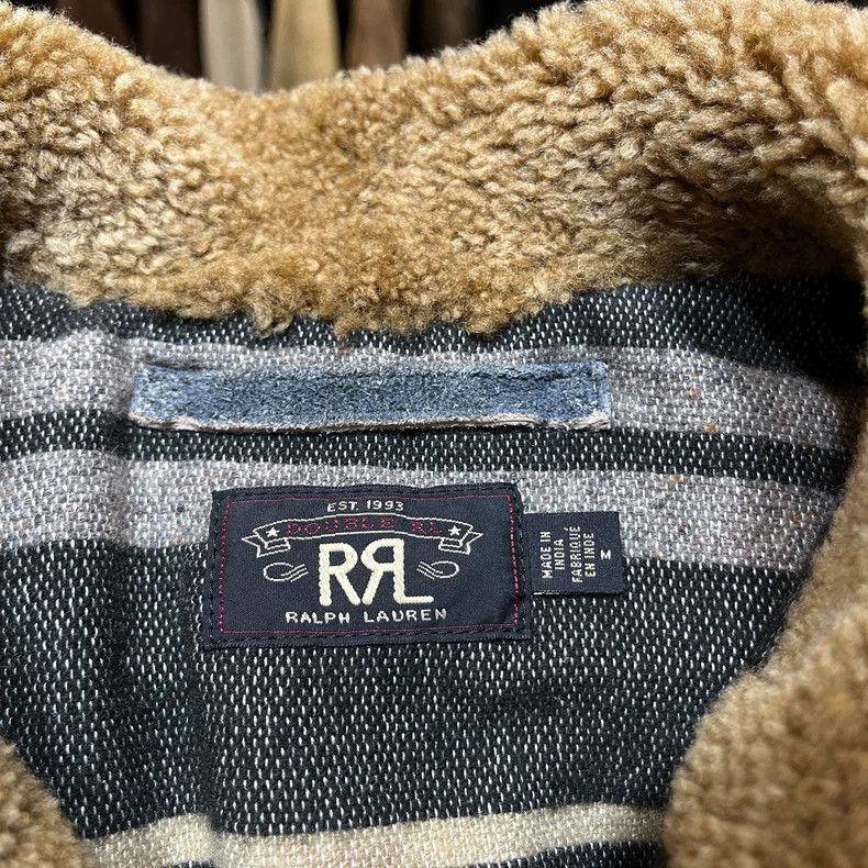 RRL Ralph Lauren RRL Ralph Lauren Blue dyed suede farmer's leather jacket Size US M / EU 48-50 / 2 - 3 Thumbnail