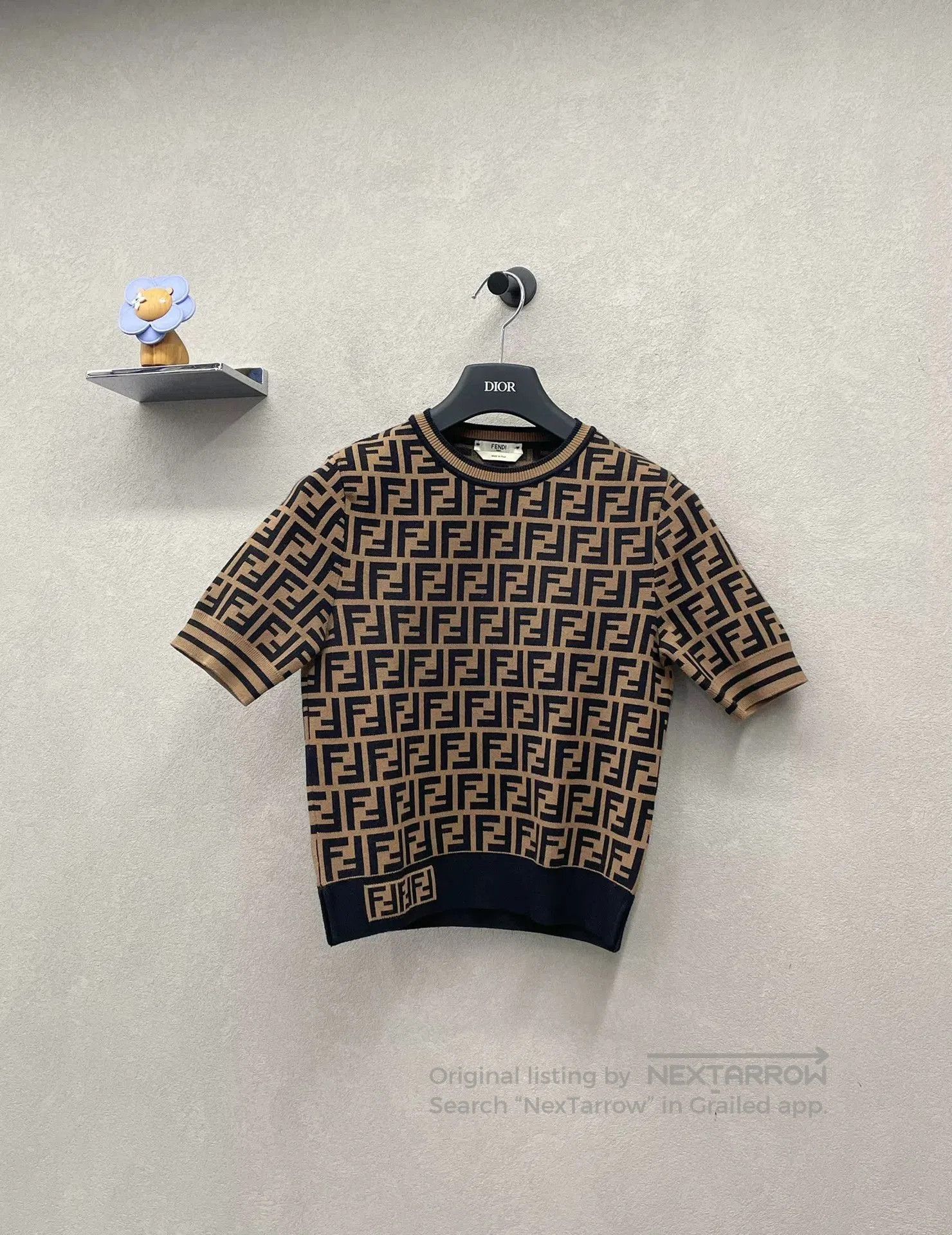 Fendi Fendi Monogram Knitted Short. Size XS / US 0-2 / IT 36-38 - 1 Thumbnail