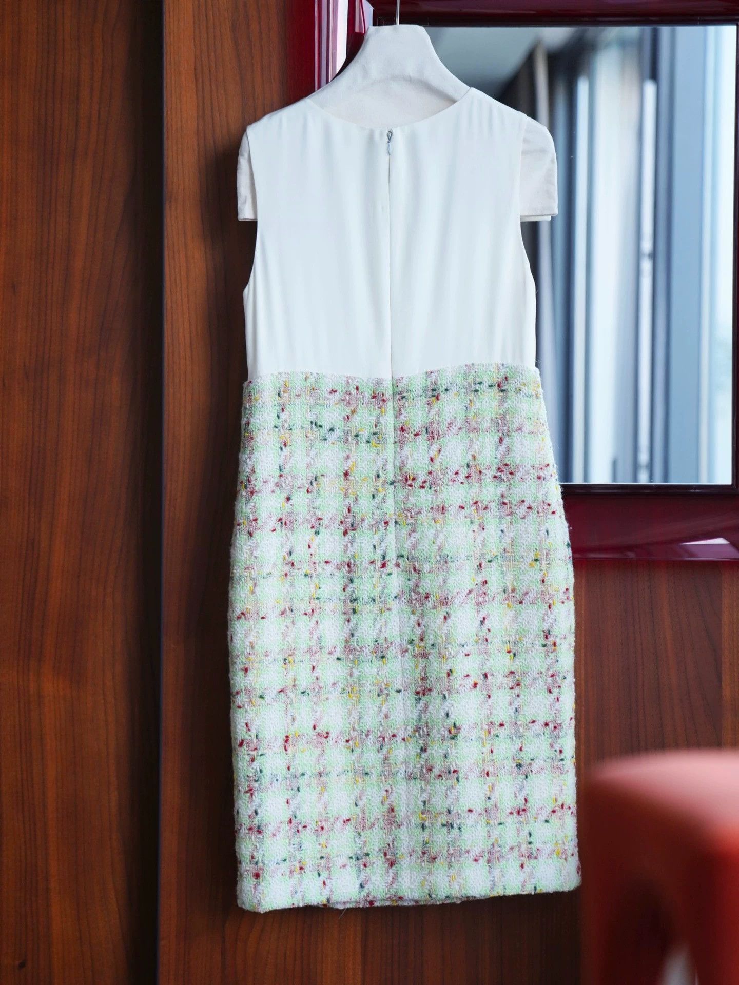 Chanel Chanel Vintage Silk Wool Tweed Panelled Dress FR40 Size M / US 6-8 / IT 42-44 - 7 Thumbnail