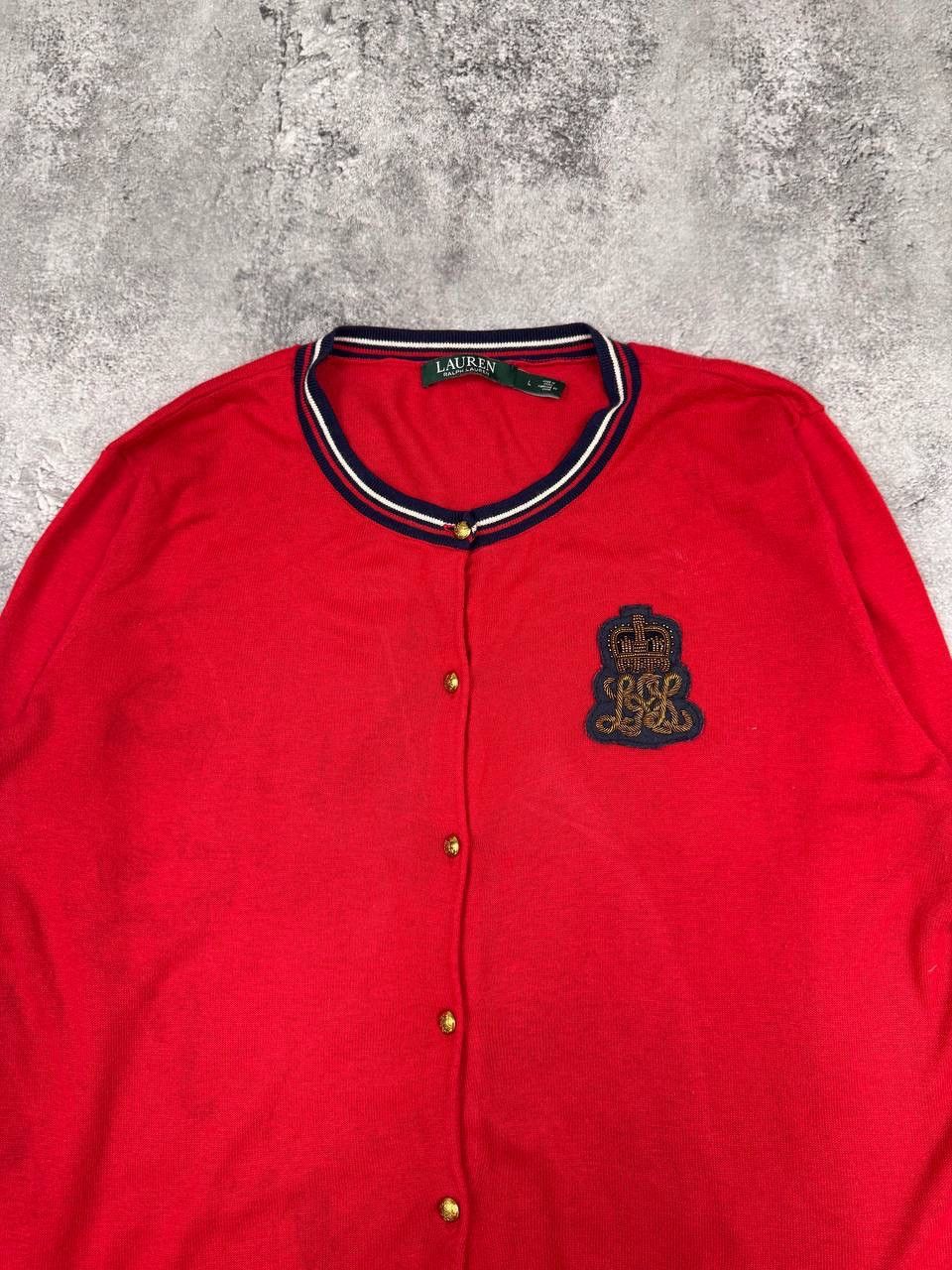 Polo Ralph Lauren Lauren Ralph Lauren Women Cotton Cardigan Red Size L Size L / US 10 / IT 46 - 3 Thumbnail