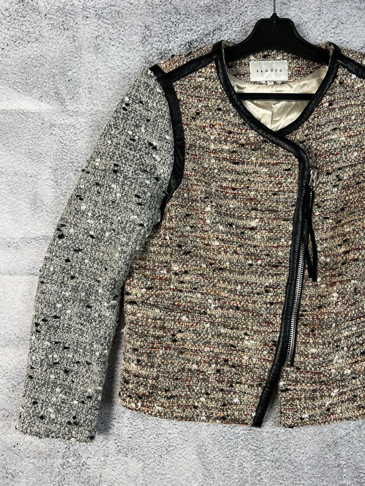 Designer × Sandro Sandro Paris full zip knitted jacket Size S / US 4 / IT 40 - 5 Thumbnail