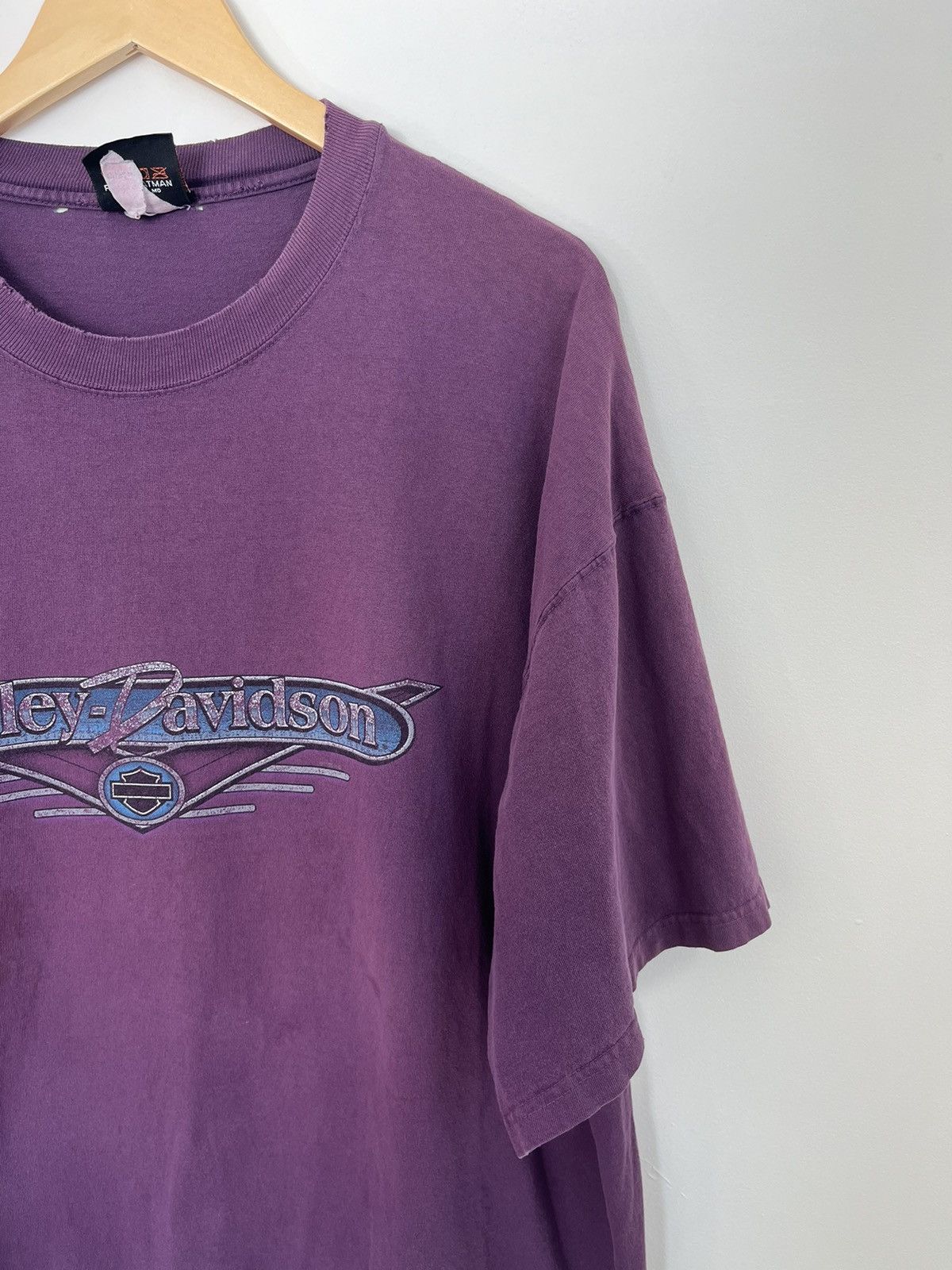 Harley Davidson Sun Faded Thrashed Harley Davidson Vintage Tee Size US XXL / EU 58 / 5 - 5 Thumbnail