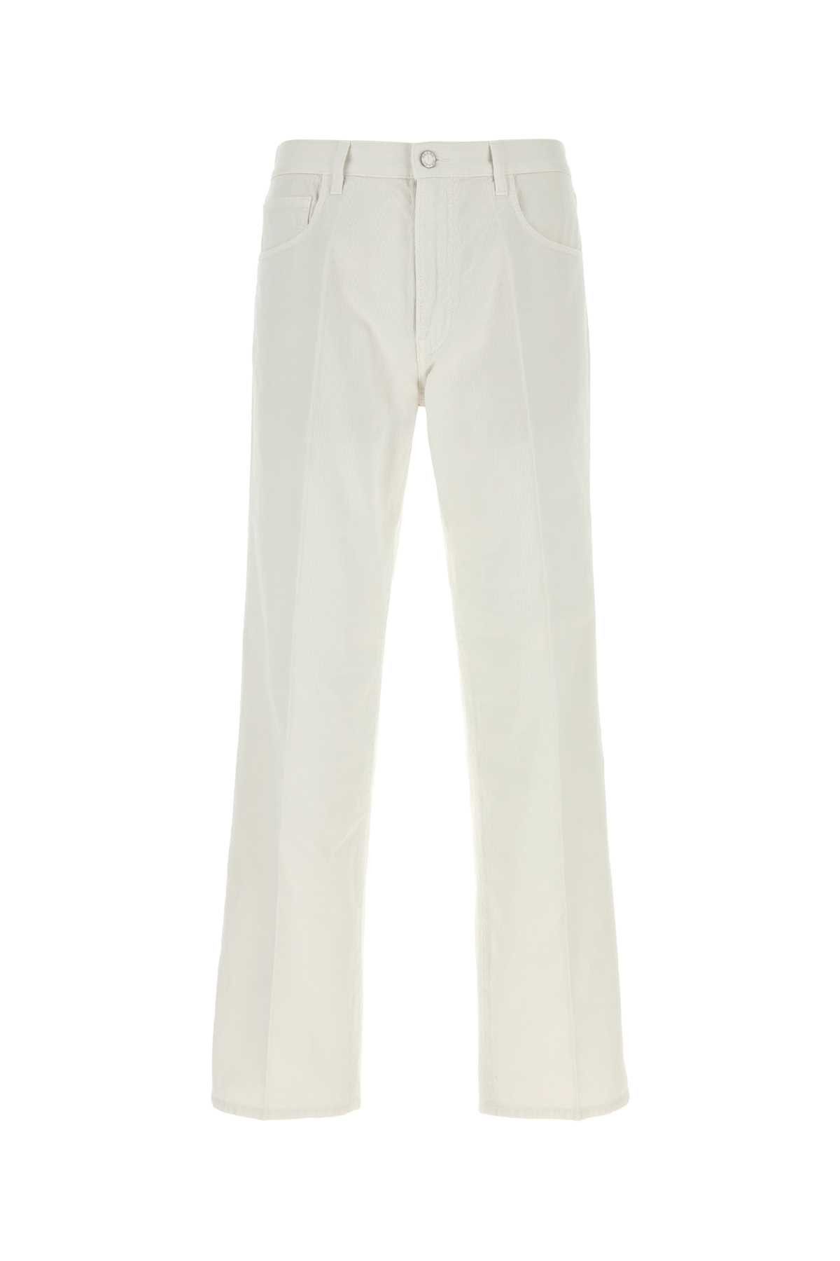 Prada Chalk Cotton Pant Size US 30 / EU 46 - 1 Thumbnail