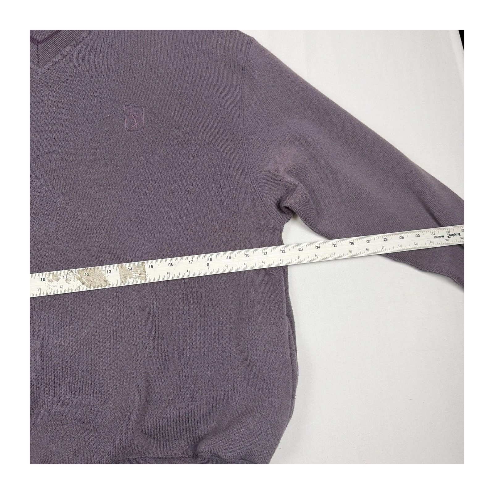 PGA Tour PGA Tour V-Neck Sweater Purple Knitted Pullover Golf Embroid Size US L / EU 52-54 / 3 - 5 Thumbnail