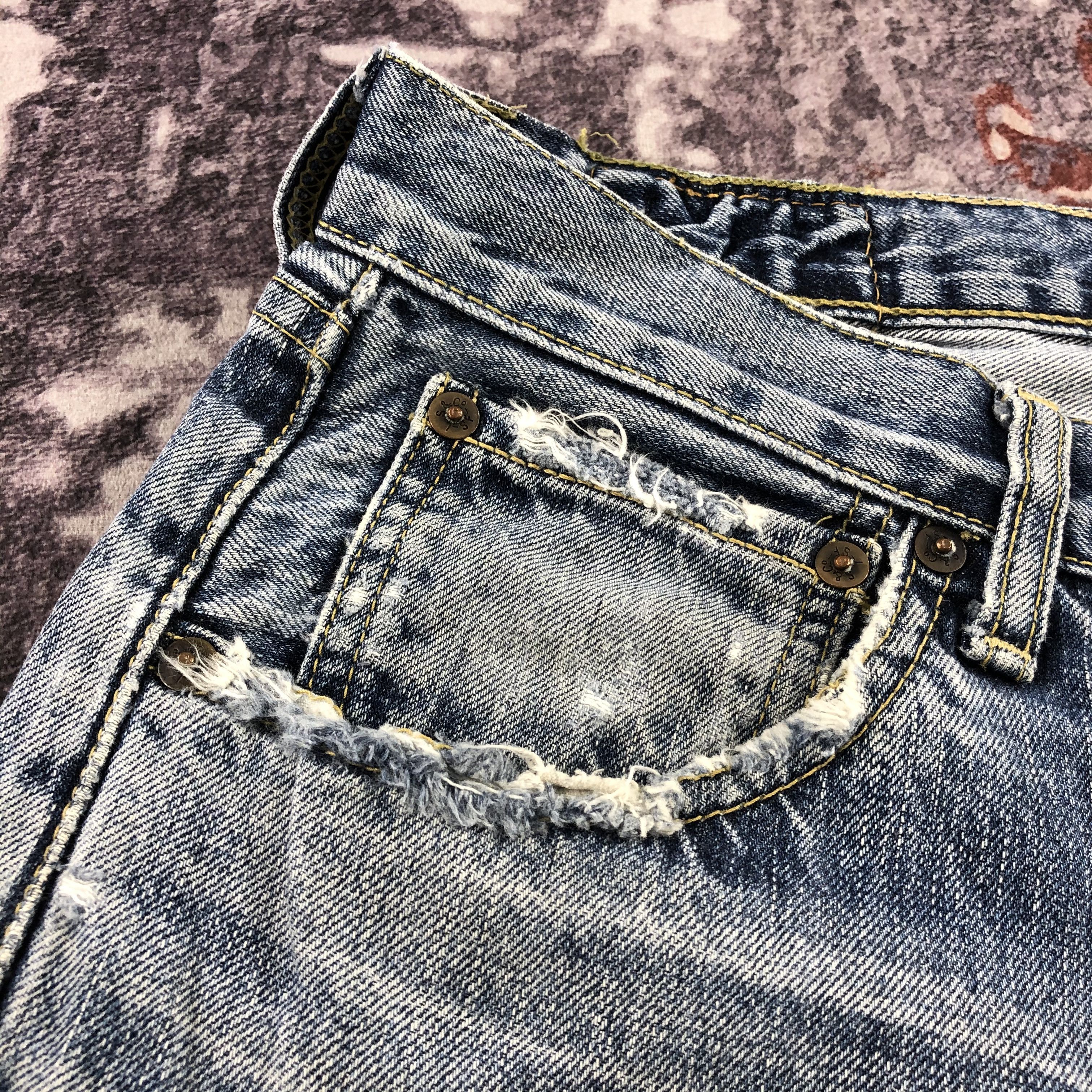 Levi's × Vintage Vintage 90s DIstress Levis 503 Jeans-JM2710 Size US 31 - 13 Thumbnail