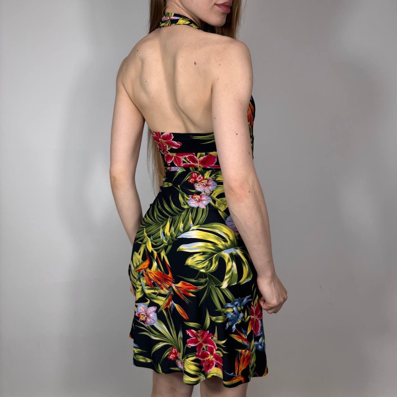 Dolce & Gabbana Vintage 00s Dolce Gabbana Summer Floral Y2K Style Midi Dress Size S / US 4 / IT 40 - 2 Thumbnail