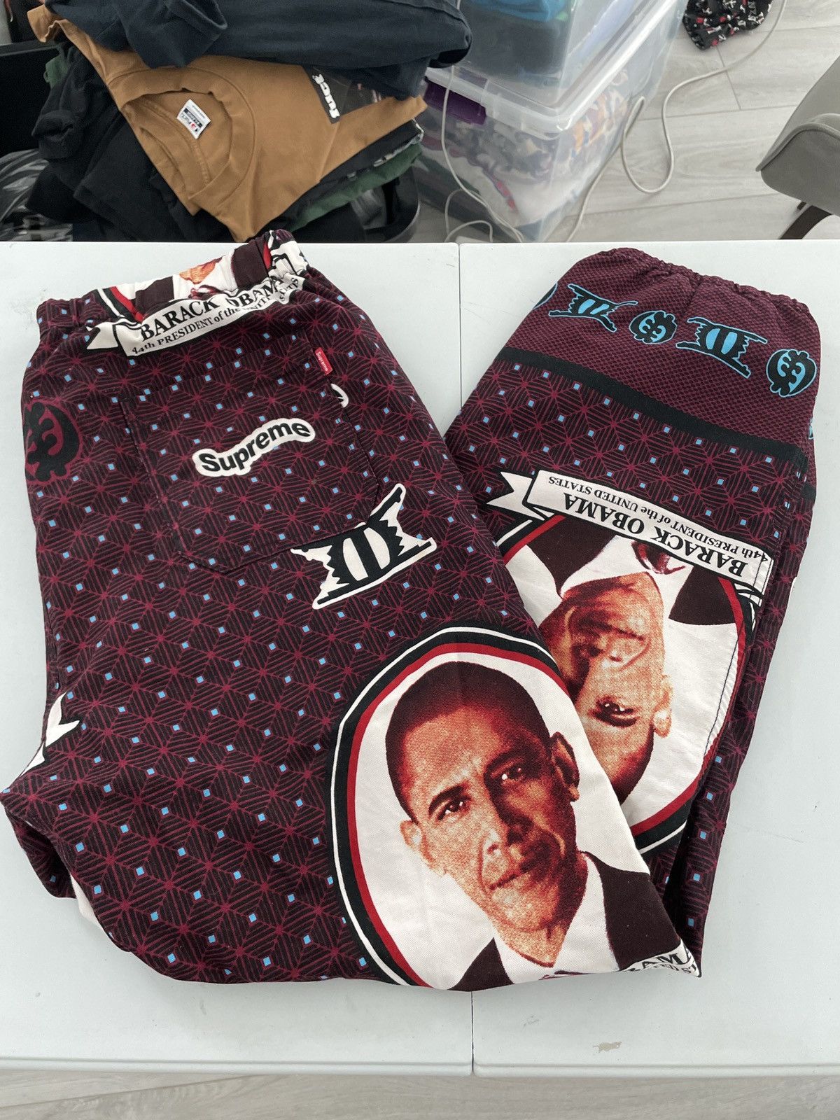 Supreme Obama Pants | Grailed