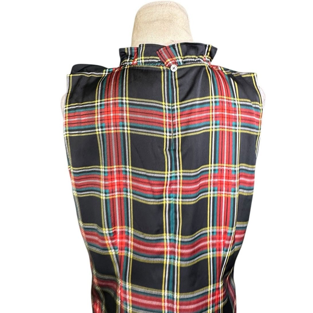 J.Crew J.CREW red green sleeveless shift mini dress size 6 Size M / US 6-8 / IT 42-44 - 7 Thumbnail