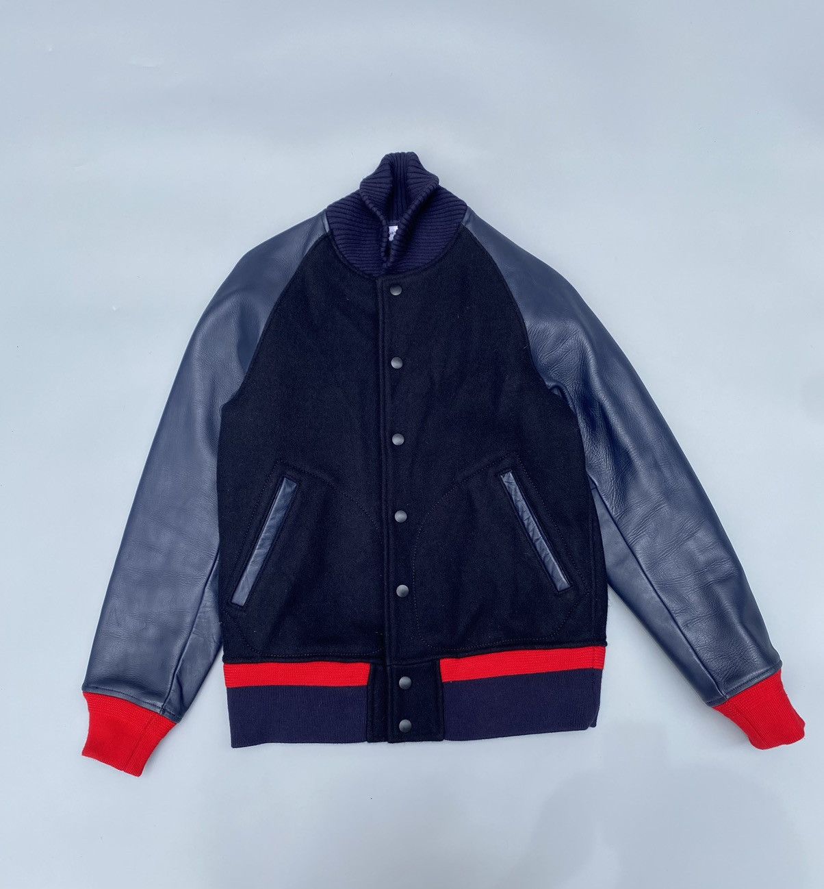 HEAD PORTER PLUS Wrinkle leather jacket