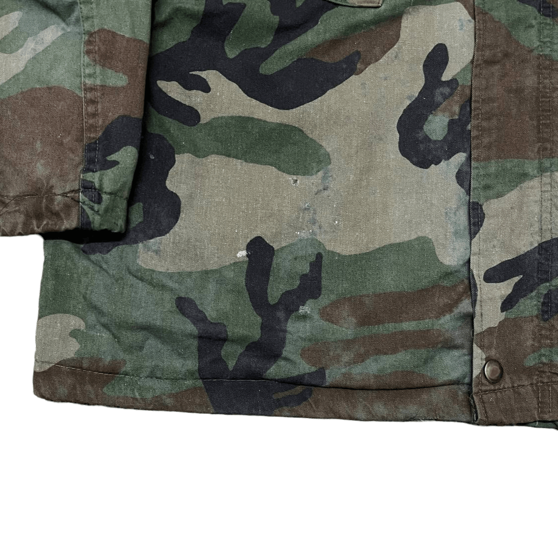Vintage Vintage 70's Army Camouflage Military Jacket Size US M / EU 48-50 / 2 - 4 Thumbnail