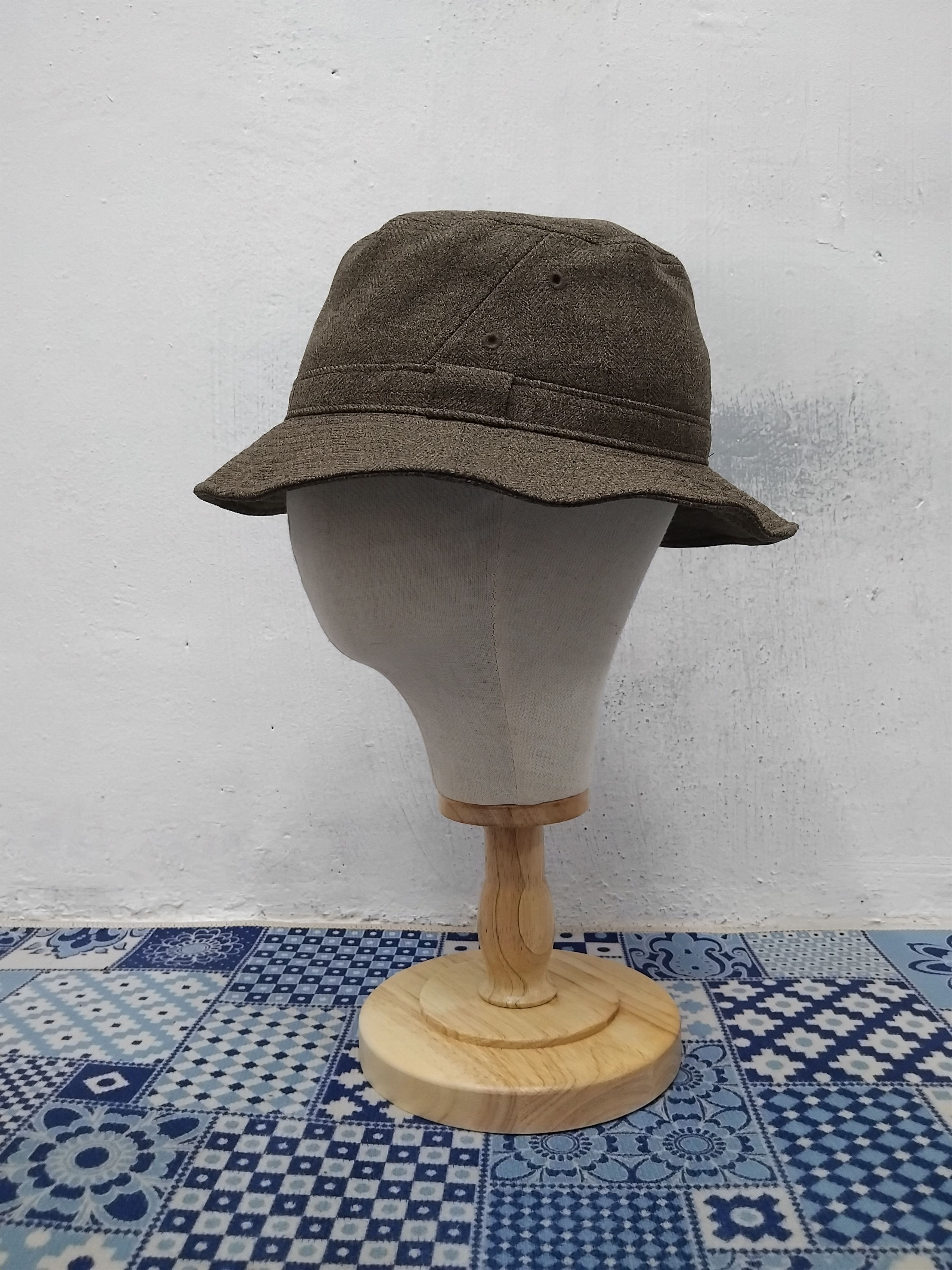 Japanese Brand Clothing brown Japanese hat Size 38 - 5 Thumbnail