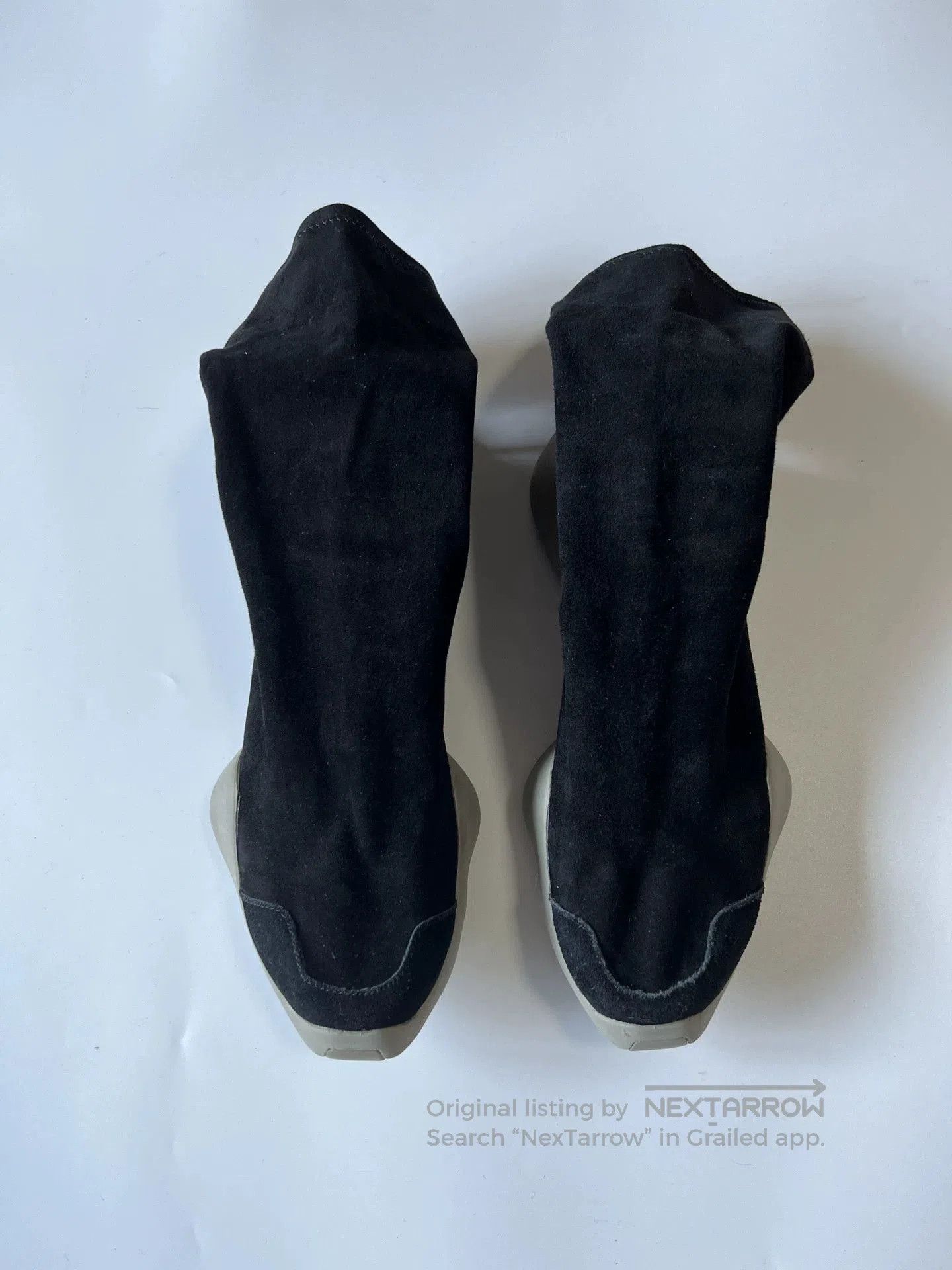 Rick Owens Rick Owens Black Suede Ankle Boots. Size US 6 / EU 39 - 3 Thumbnail