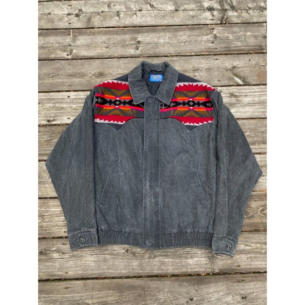 Pendleton Pendleton High Grade Western Wear Cowboy Aztec Wool Denim J Size US M / EU 48-50 / 2 - 3 Thumbnail
