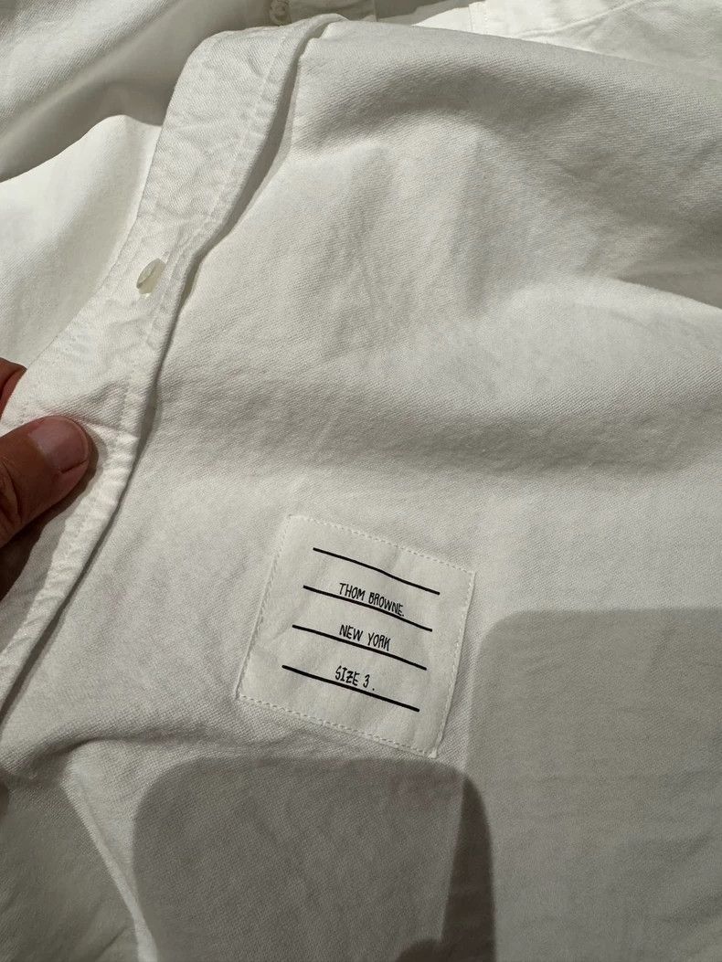 Thom Browne Thom Browne Classic long-sleeved shirt Size US L / EU 52-54 / 3 - 5 Thumbnail