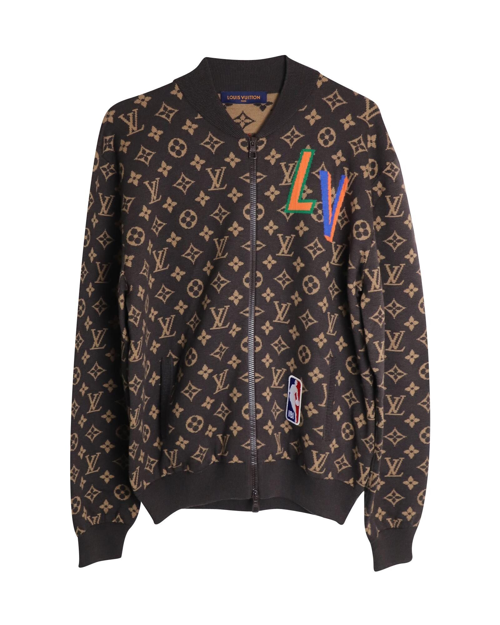 Wool jacket Louis Vuitton X NBA Brown size S International in Wool -  33939052