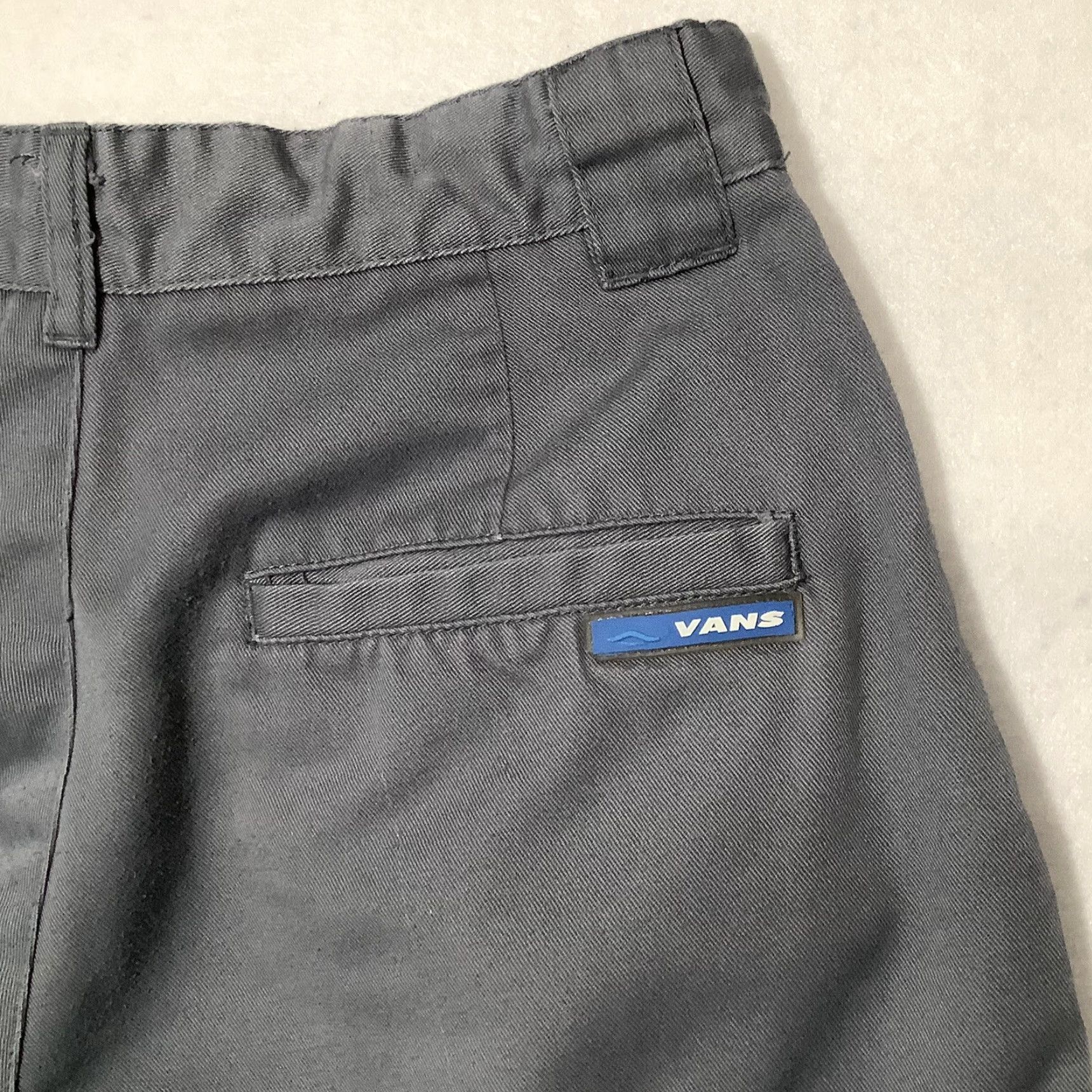 Vans VANS Chino Shorts Size 28 Mens Gray Flat Front 5-Pocket Board Skater Casual Denim? Size US 28 / EU 44 - 6 Thumbnail