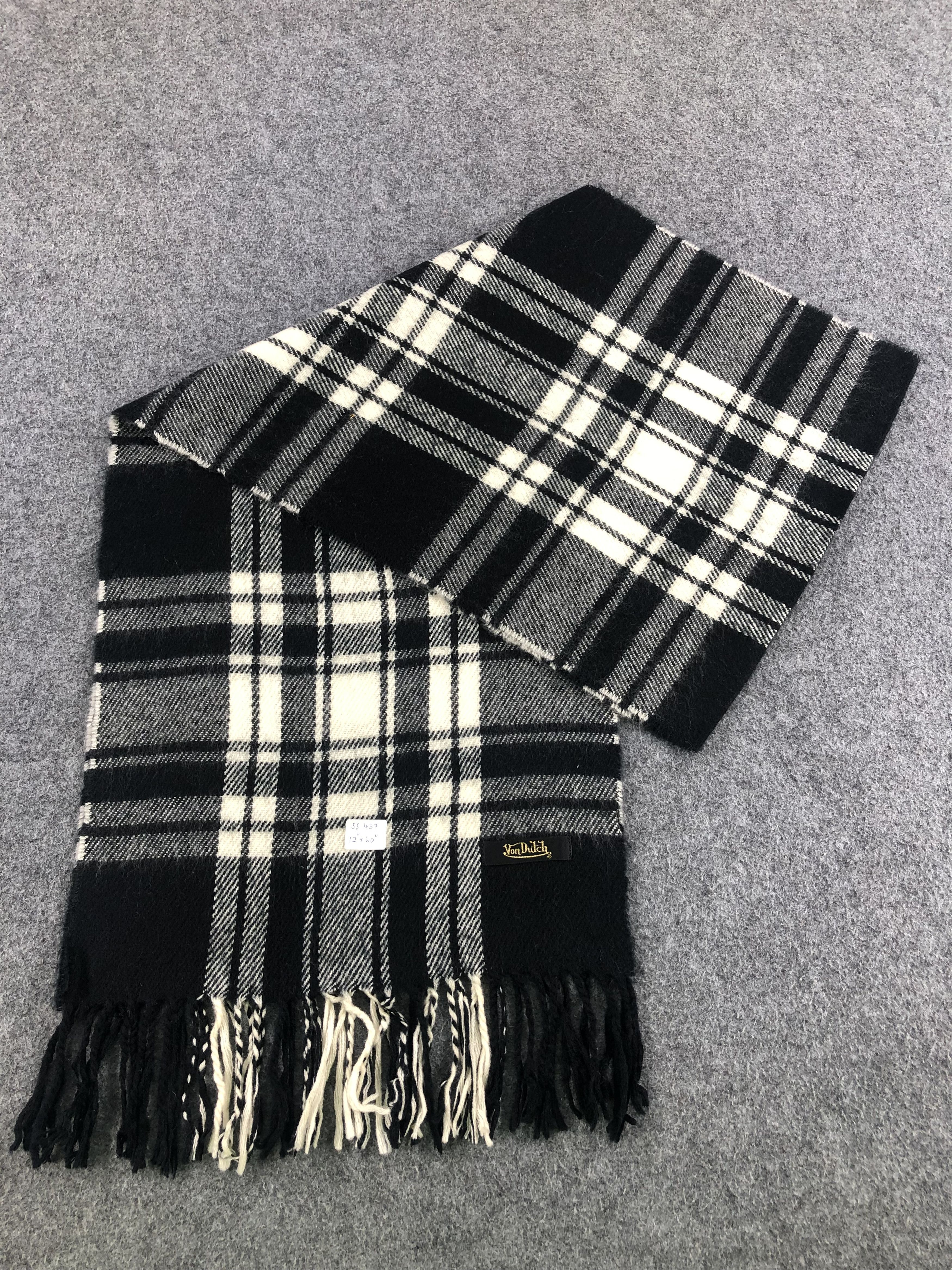 Von Dutch Von Dutch Tartan Scarf / Muffler / Neckwear Size ONE SIZE - 4 Thumbnail