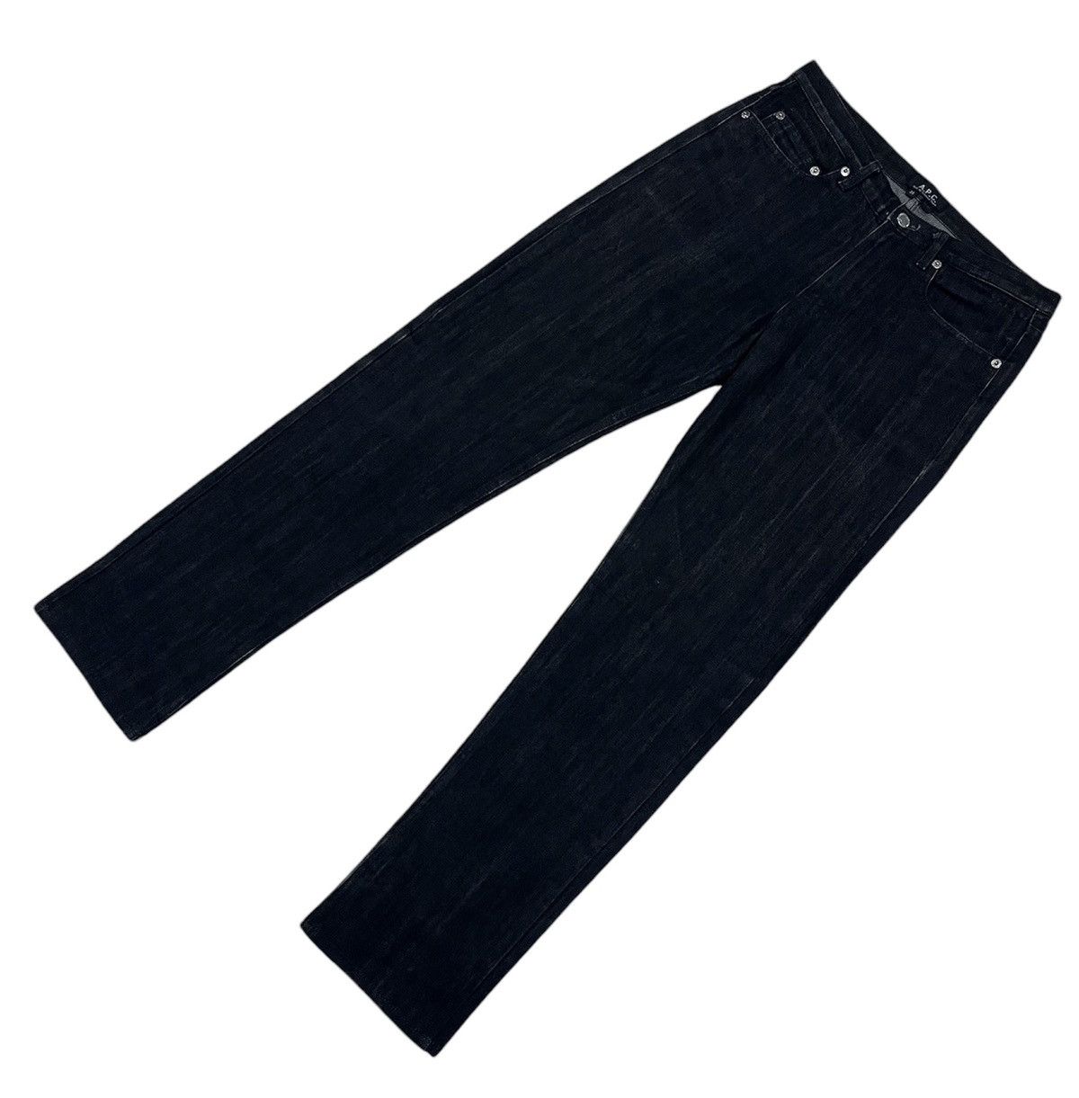 A.P.C. × Designer × Vintage Apc jeans colour black non selvedge Size US 29 - 3 Thumbnail