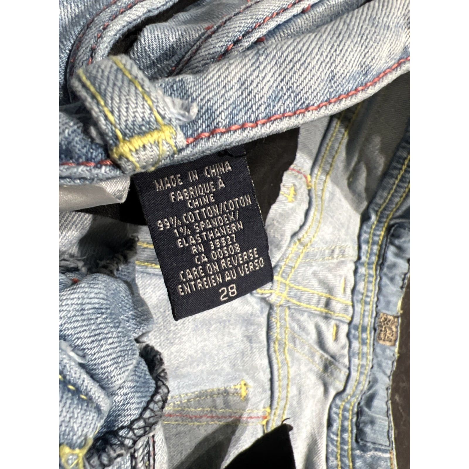 Vintage VINTAGE Girbaud Women's Jeans Flared Low Rise Size 28 Blue Regular Denim Rare Size 28" / US 6 / IT 42 - 6 Thumbnail