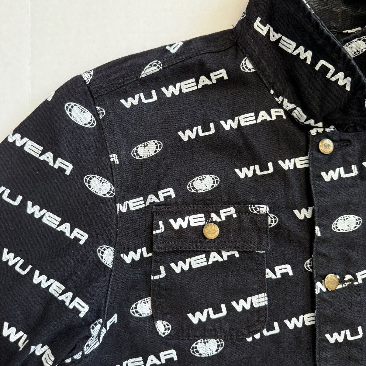 Wu-Tang Clan 🔴Wu-Wear Denim Jacket Size XL Wu-Tang Black Rare Rza Gza Size US XL / EU 56 / 4 - 2 Thumbnail