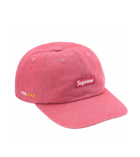 Supreme Supreme Cordura Denim Small Box 6-Panel Pink Size ONE SIZE - 1 Thumbnail