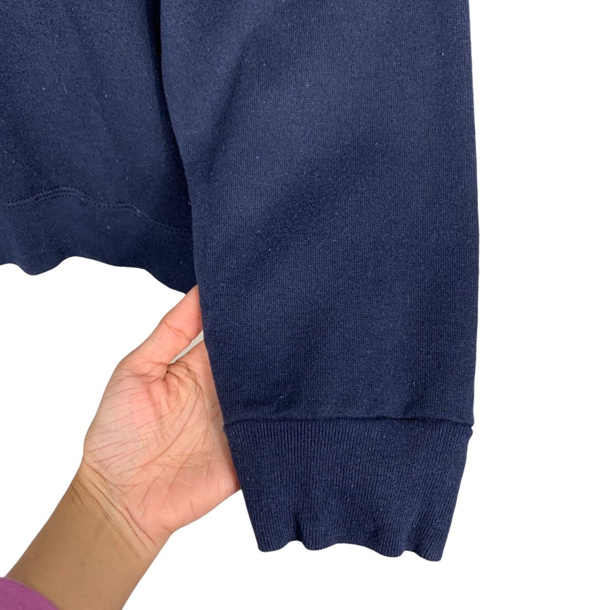 Tultex 90” TULTEX Plain Navy Blue Crewneck Sweatshirt #1605-C72 Size US L / EU 52-54 / 3 - 9 Thumbnail