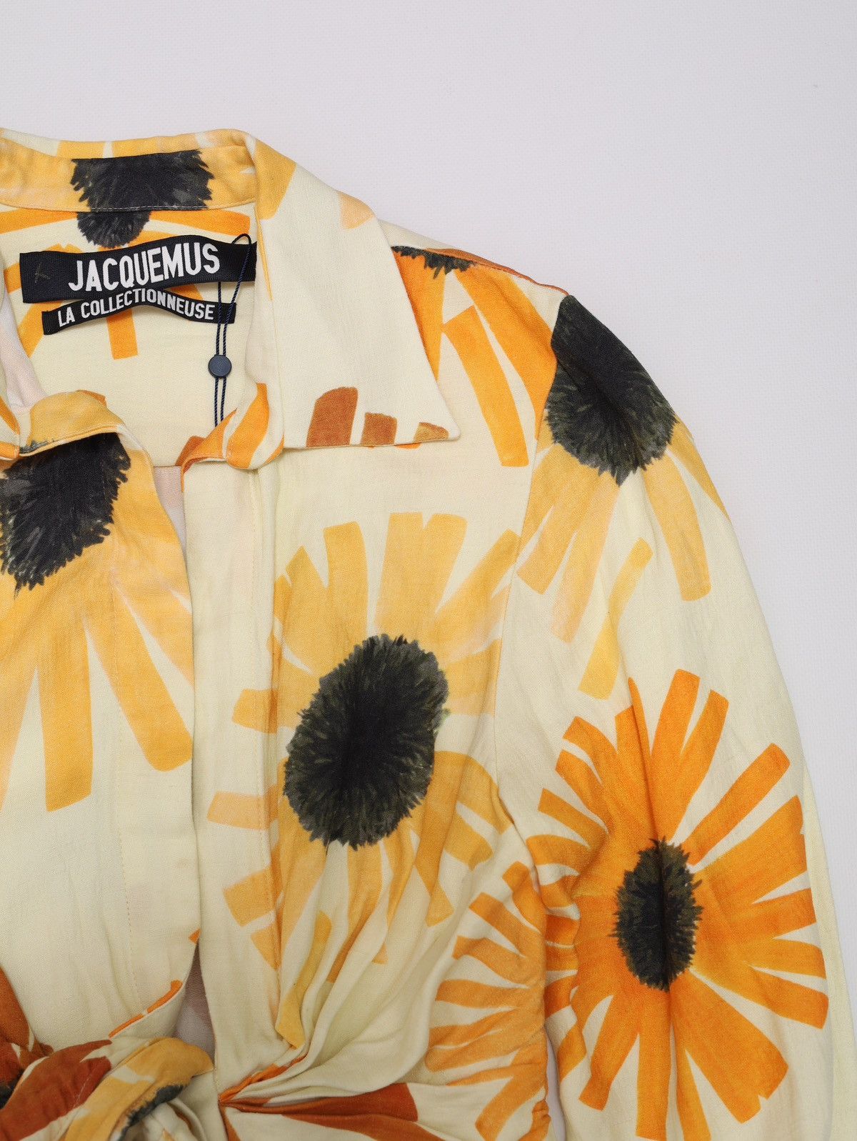 Jacquemus Jacquemus Bahia La Collectionneuse Viscose Linen Shirt Top Size XS / US 0-2 / IT 36-38 - 8 Thumbnail