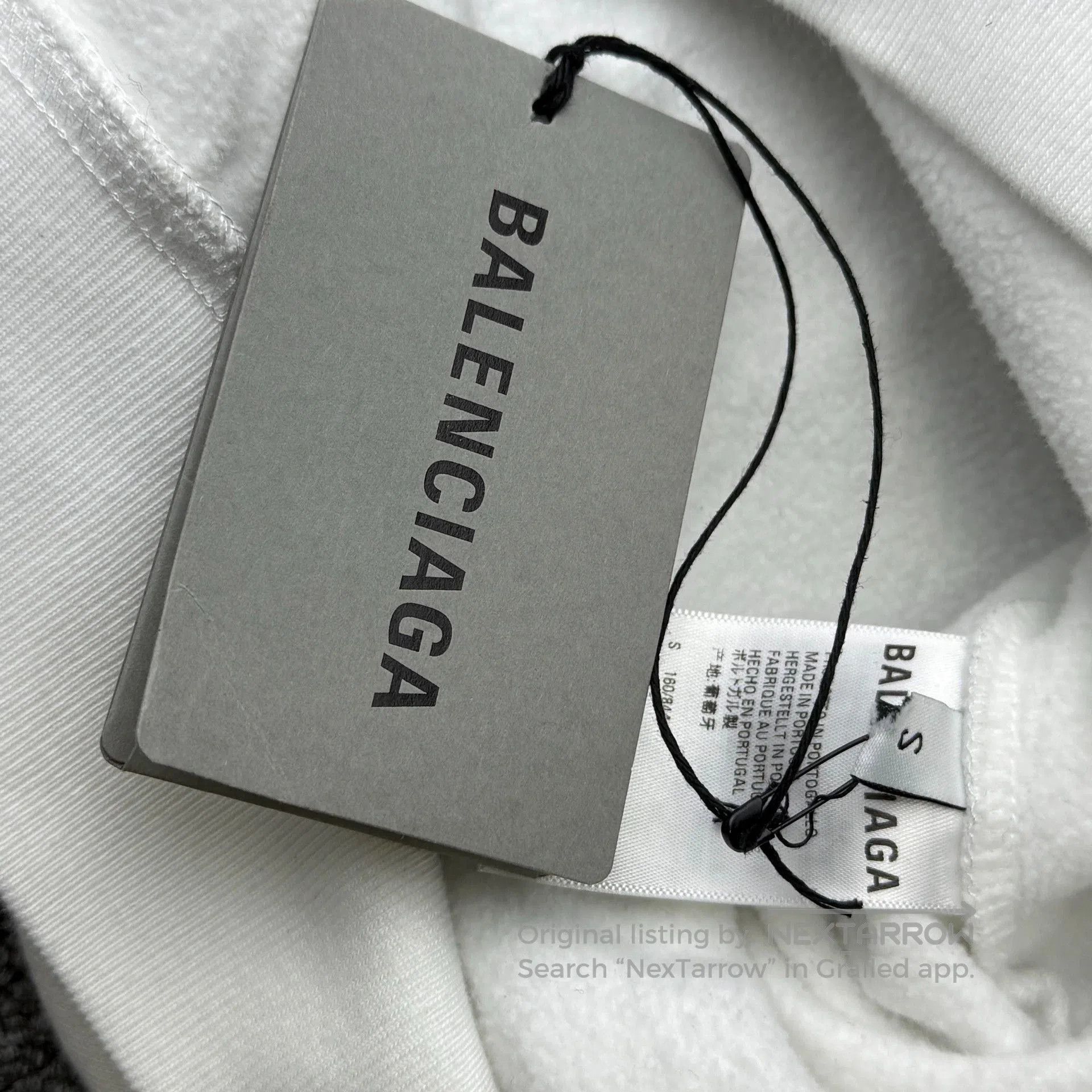 Balenciaga Balenciaga Mosaic Logo Drawstring Hoodie. Size US S / EU 44-46 / 1 - 5 Thumbnail