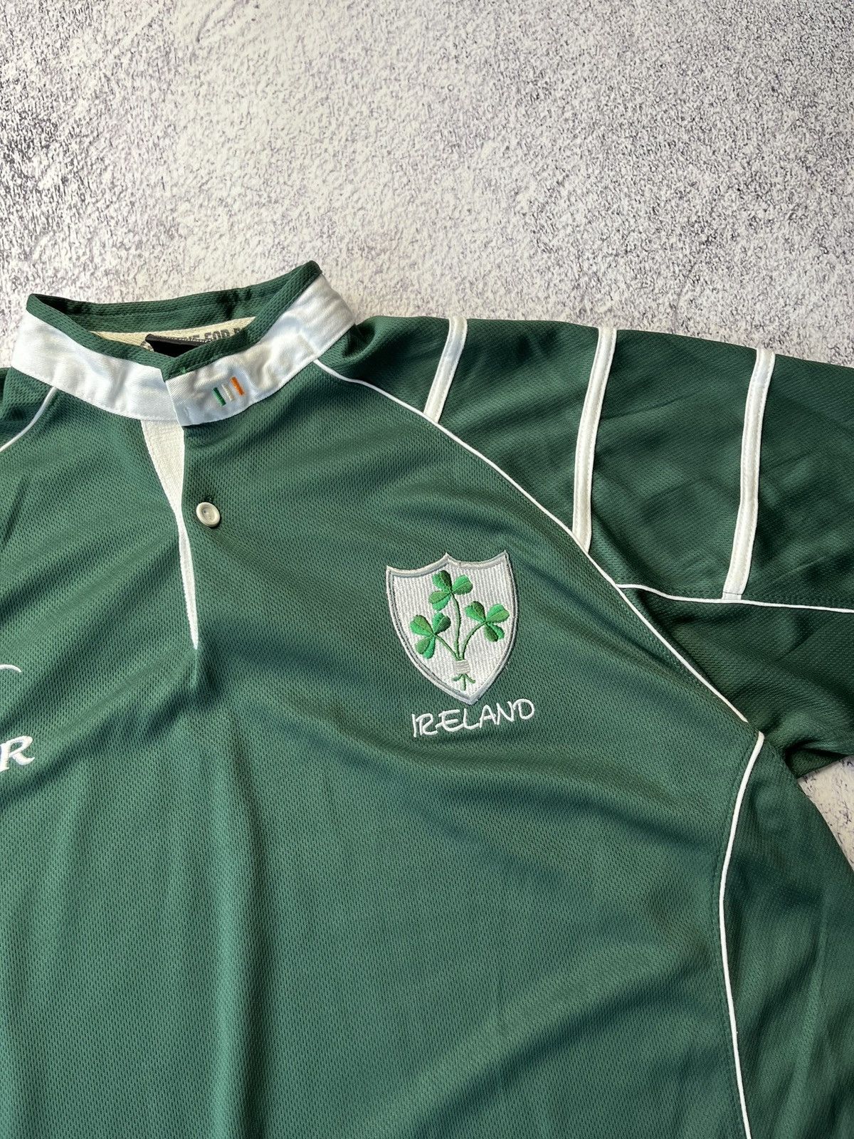 Vintage MENS LFR IRELAND Rugby For Rugby Irish Heavy Duty JERSEY Size US L / EU 52-54 / 3 - 8 Thumbnail