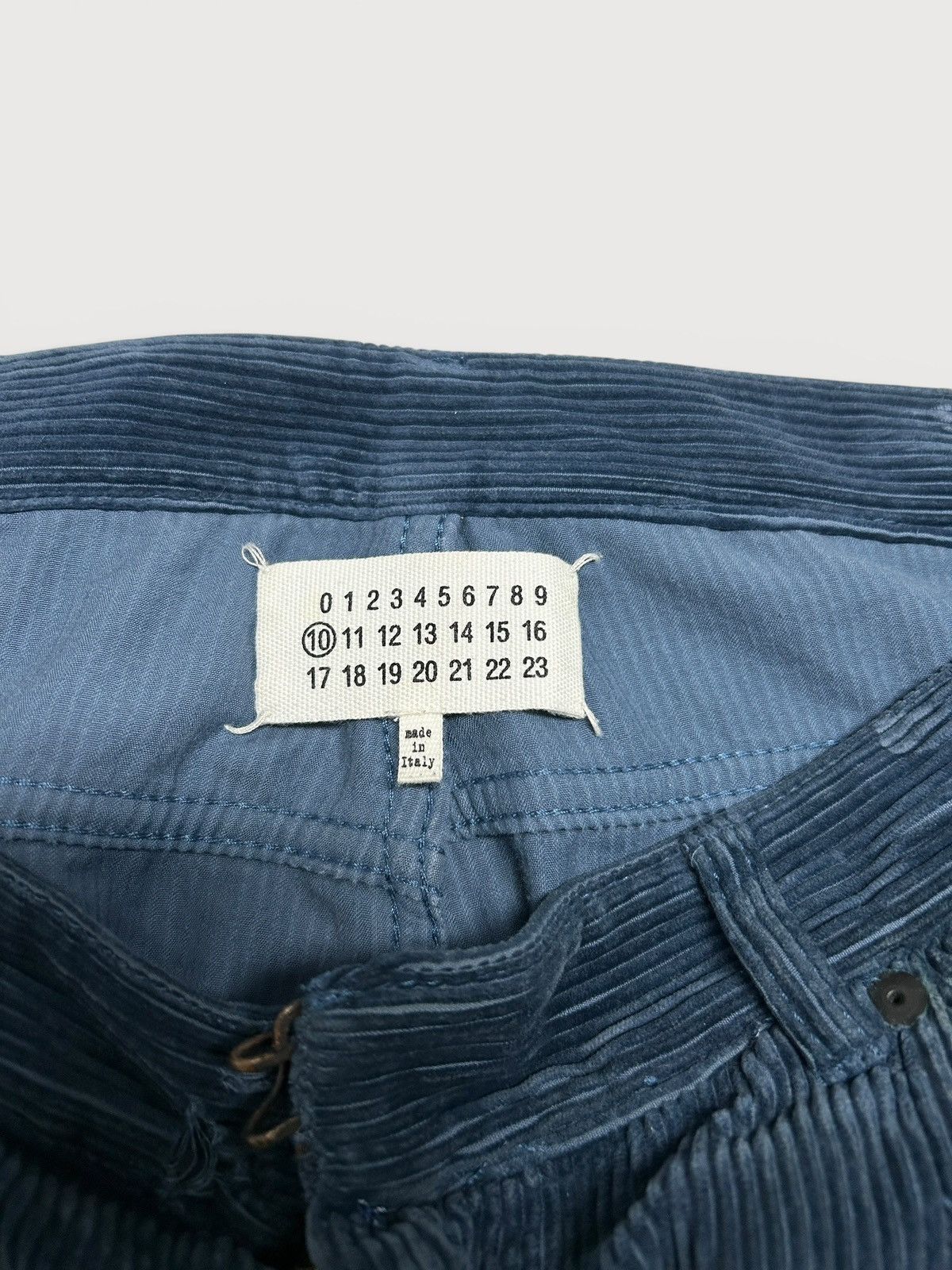 Maison Margiela FW2015 Blue Corduroy Pants Size US 34 / EU 50 - 5 Thumbnail