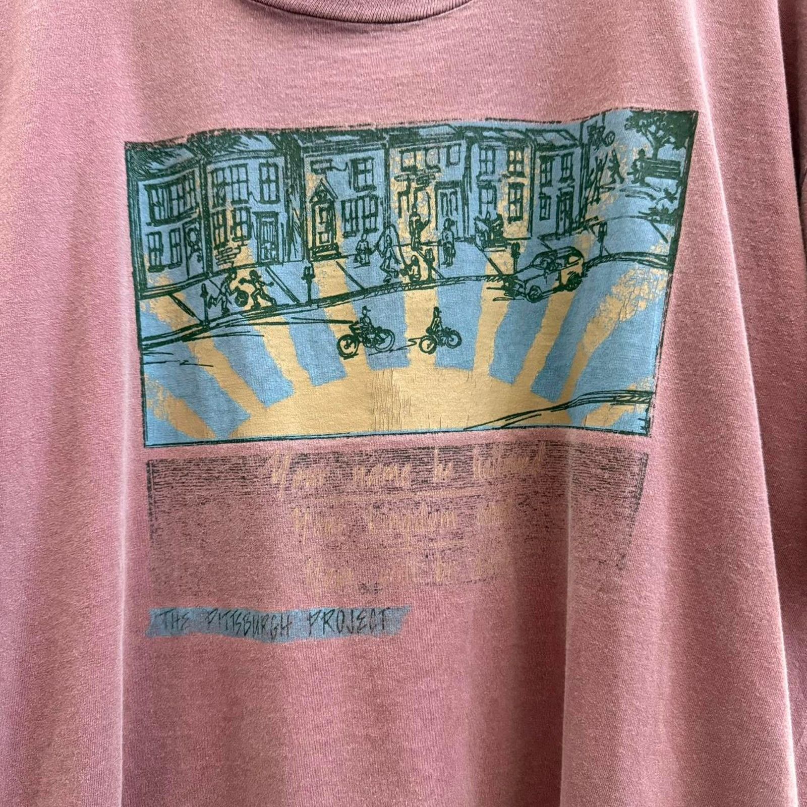 Other Vintage 90s the pittsburgh project art t-shirt Size US XL / EU 56 / 4 - 5 Thumbnail