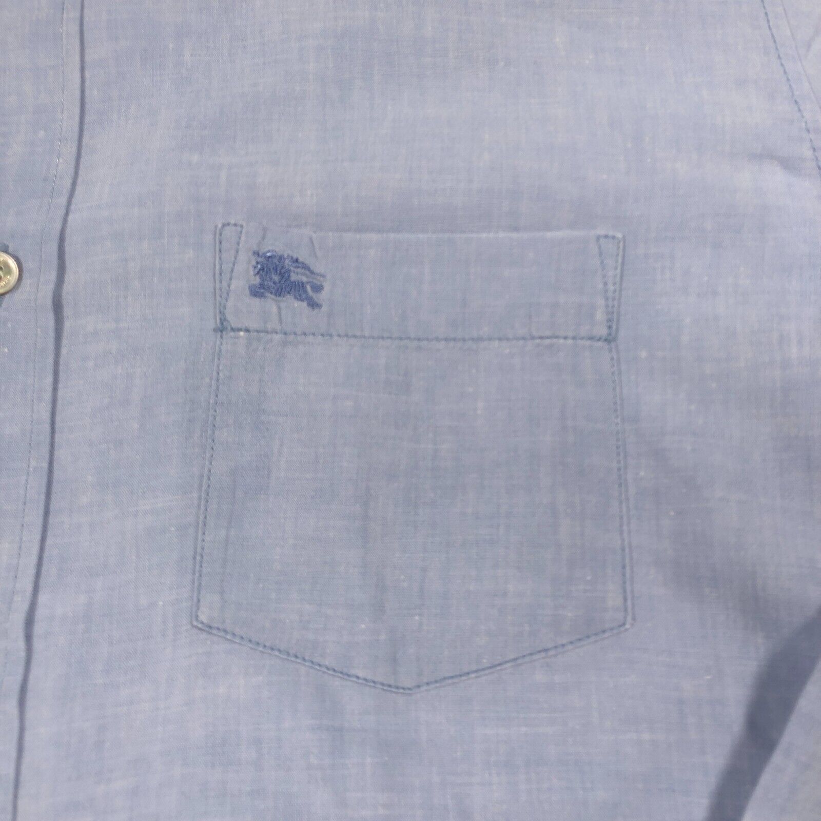 Burberry Burberry London Long Sleeve Button Up Shirt Long Sleeve XL Size US XL / EU 56 / 4 - 3 Thumbnail