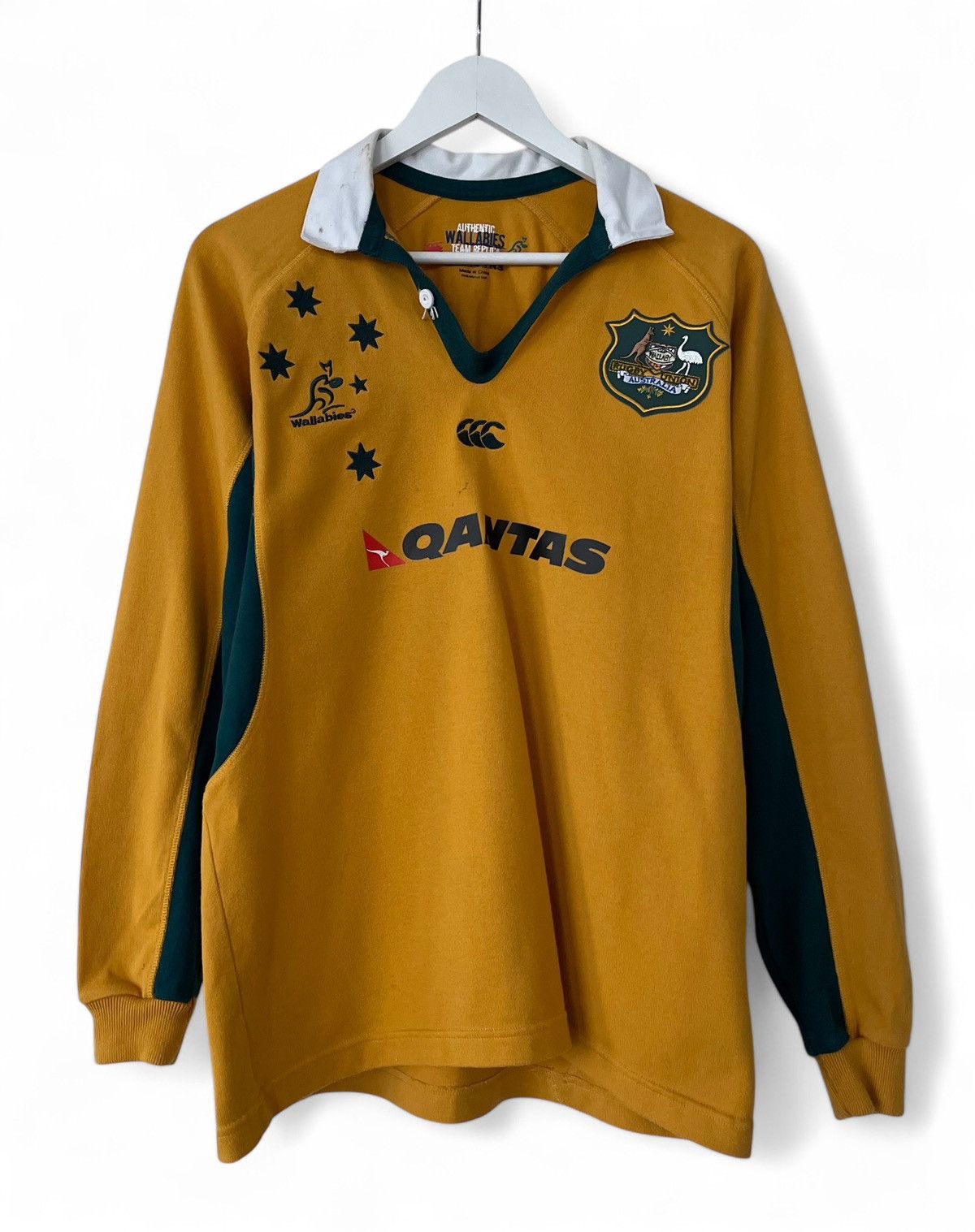 Canterbury of New Zealand Australia Wallabies Rugby Shirt Canterbury Size 14 Years Size US XXS / EU 40 - 1 Thumbnail