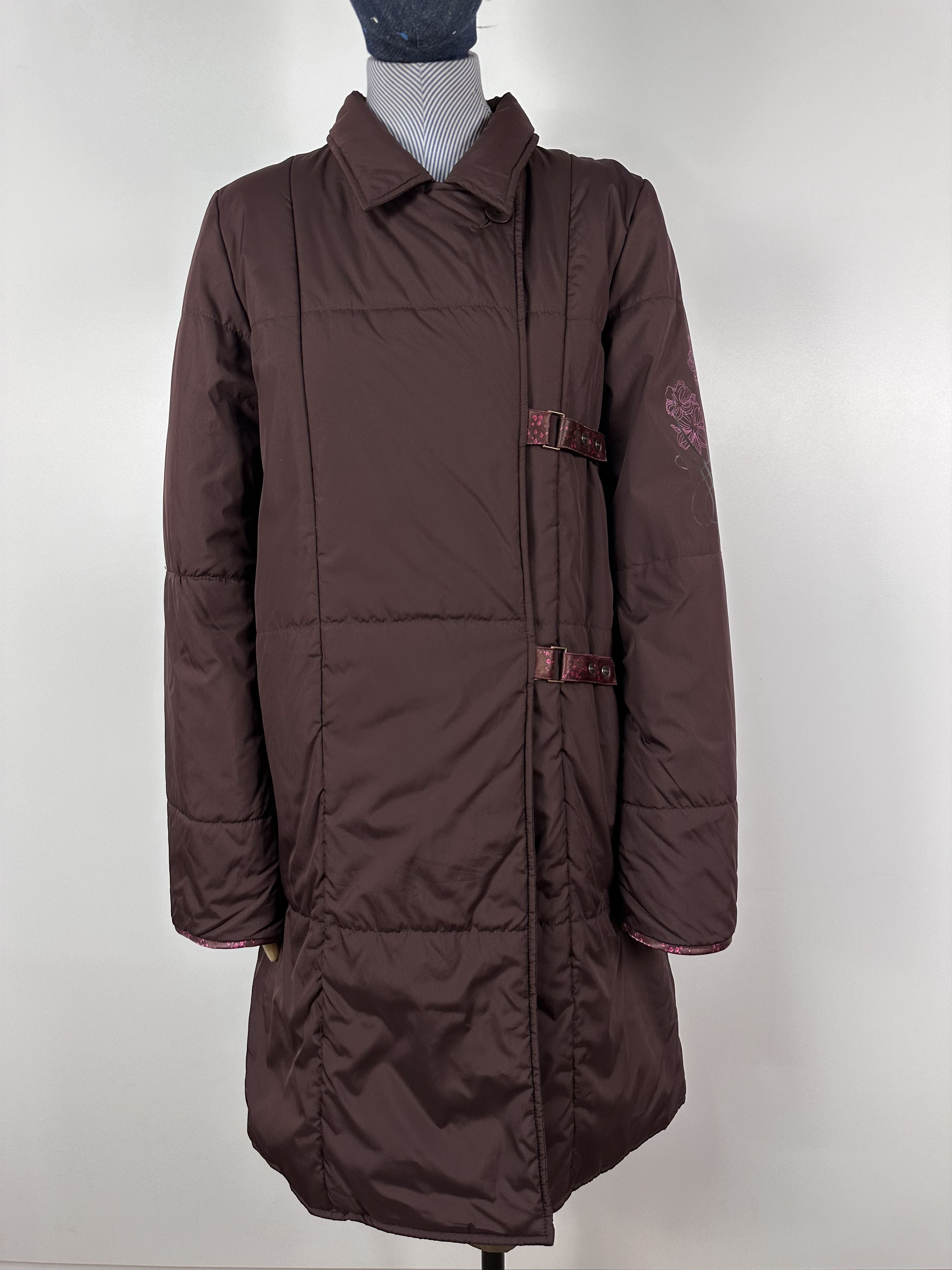 Kenzo Kenzo Junior Womens Coat Long Jacket Burgundy Size 12 Size XL / US 12-14 / IT 48-50 - 2 Thumbnail