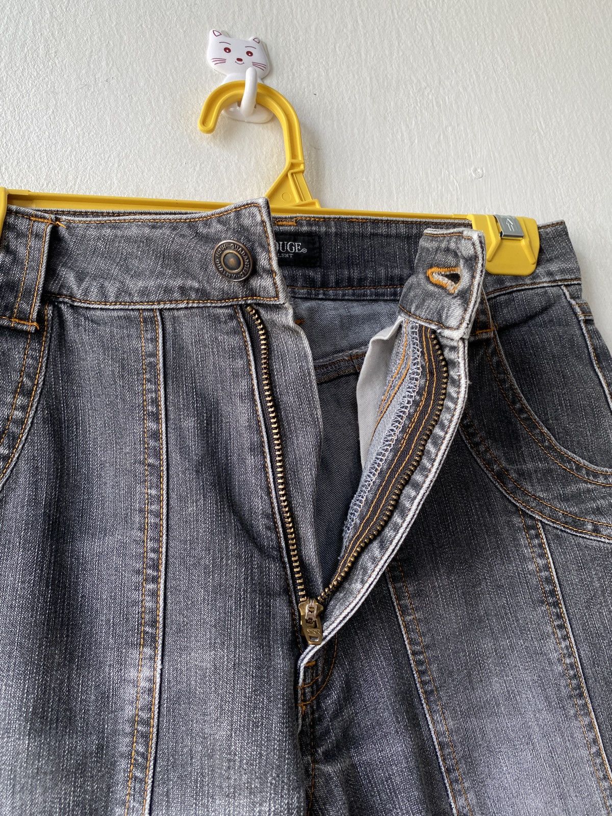 If Six Was Nine × Japanese Brand × Tornado Mart Japanese Brand Carouge Excellent Spiral Cut Flare Denim Size US 27 - 11 Thumbnail