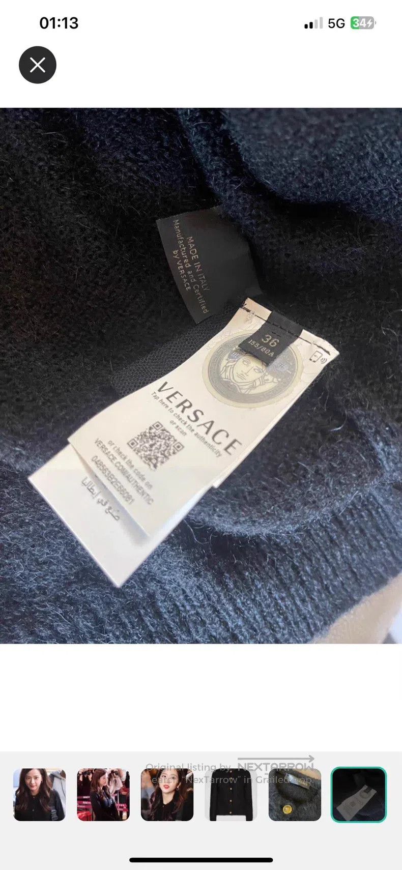 Versace Versace Mohair is a small coat Size S / US 4 / IT 40 - 7 Thumbnail